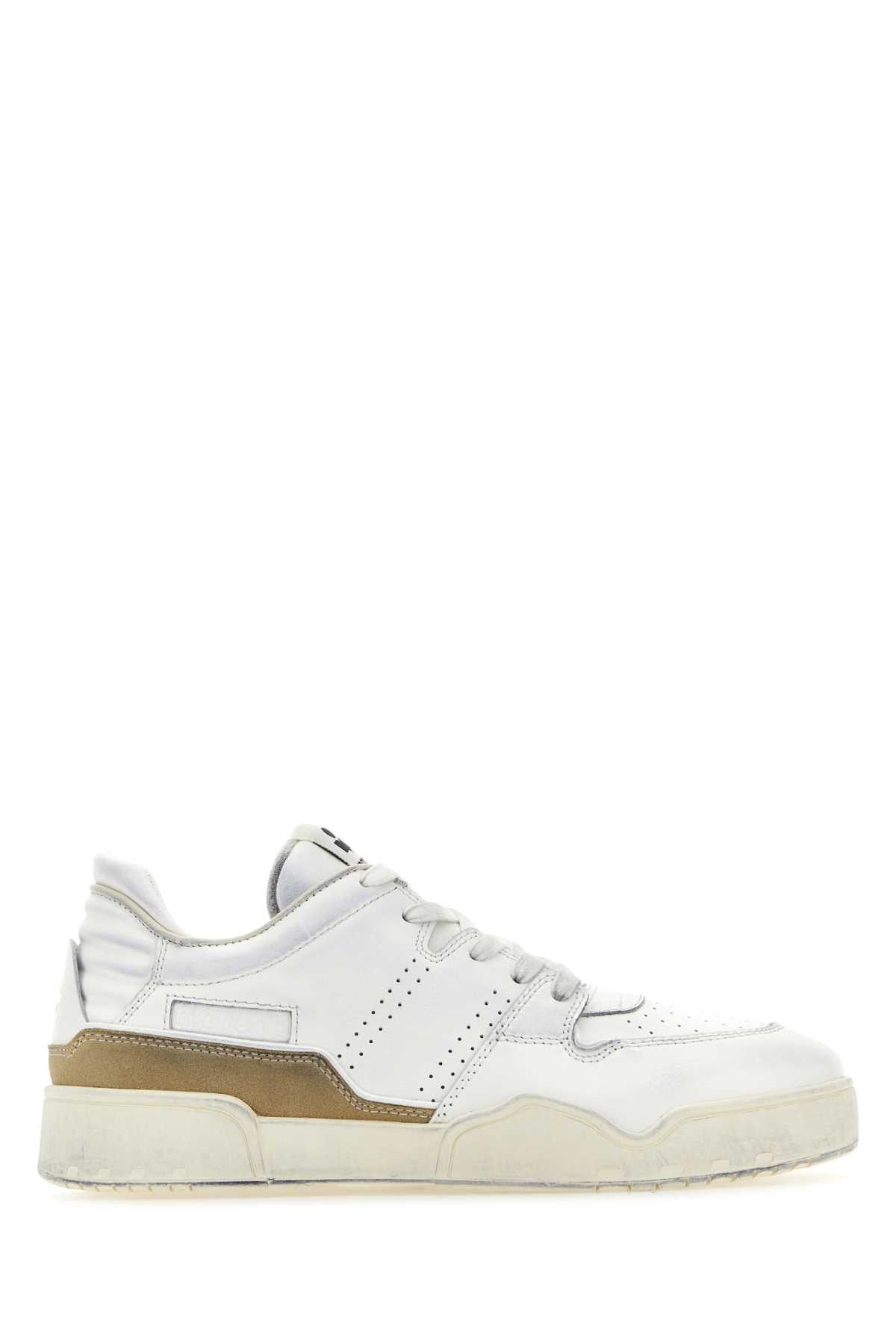 image of Isabel Marant Two-Tone Leather Emreeh Sneakers, Men's (Size 8)