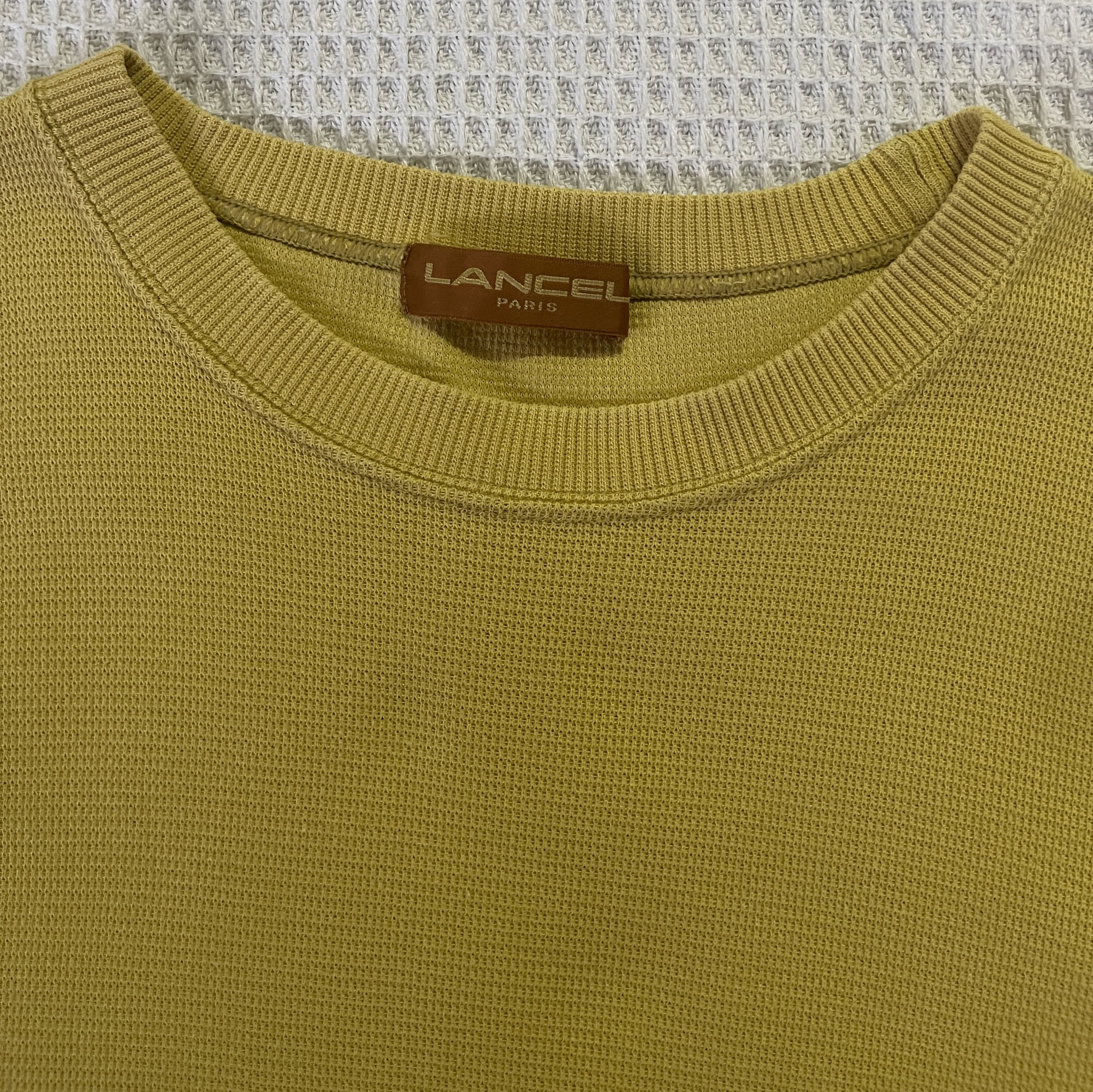 Lancel × Vintage Vintage’90s🔥LANCEL PARIS🔥Spell Out Embroidery Sweatshirt Size US M / EU 48-50 / 2 - 15 Thumbnail