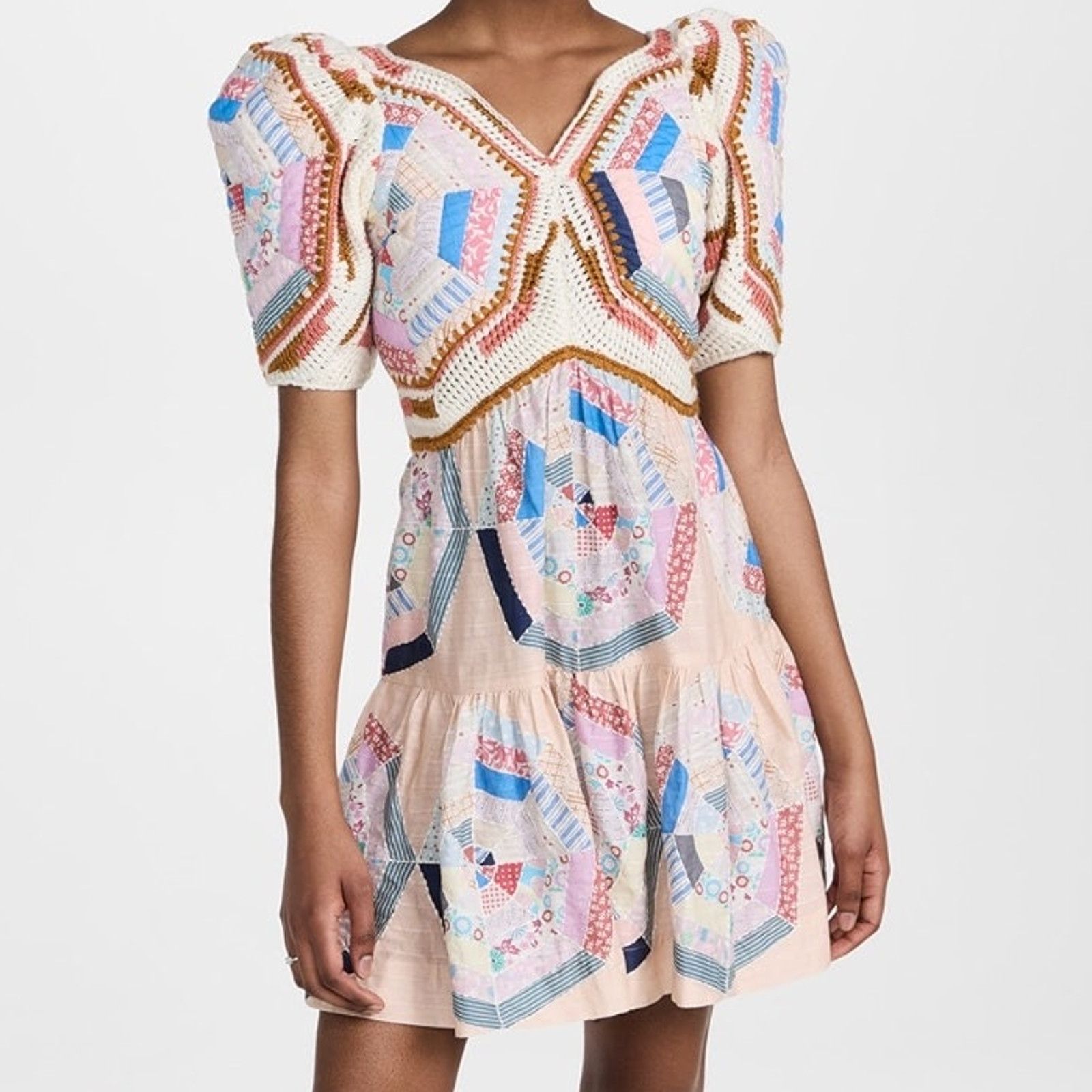 Sea New York Sea New York Quin Mini Dress patchwork quilted size XS Size XS / US 0-2 / IT 36-38 - 15 Thumbnail