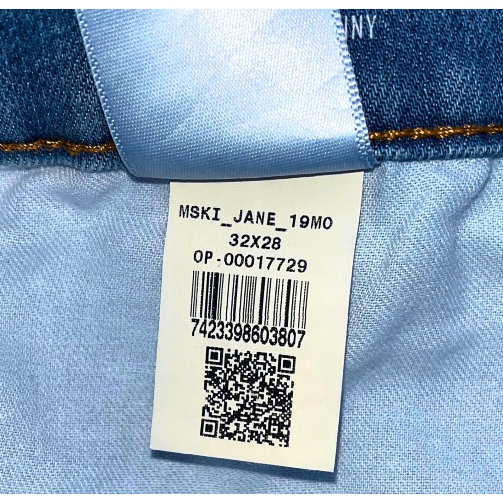 Mott & Bow Mott & Bow Jane Mid-Rise Skinny Jeans Women’s 32x28 Light Blue Denim Stretch Jeans City 5-Pocket Size 24" / US 00 / IT 34 - 8 Thumbnail