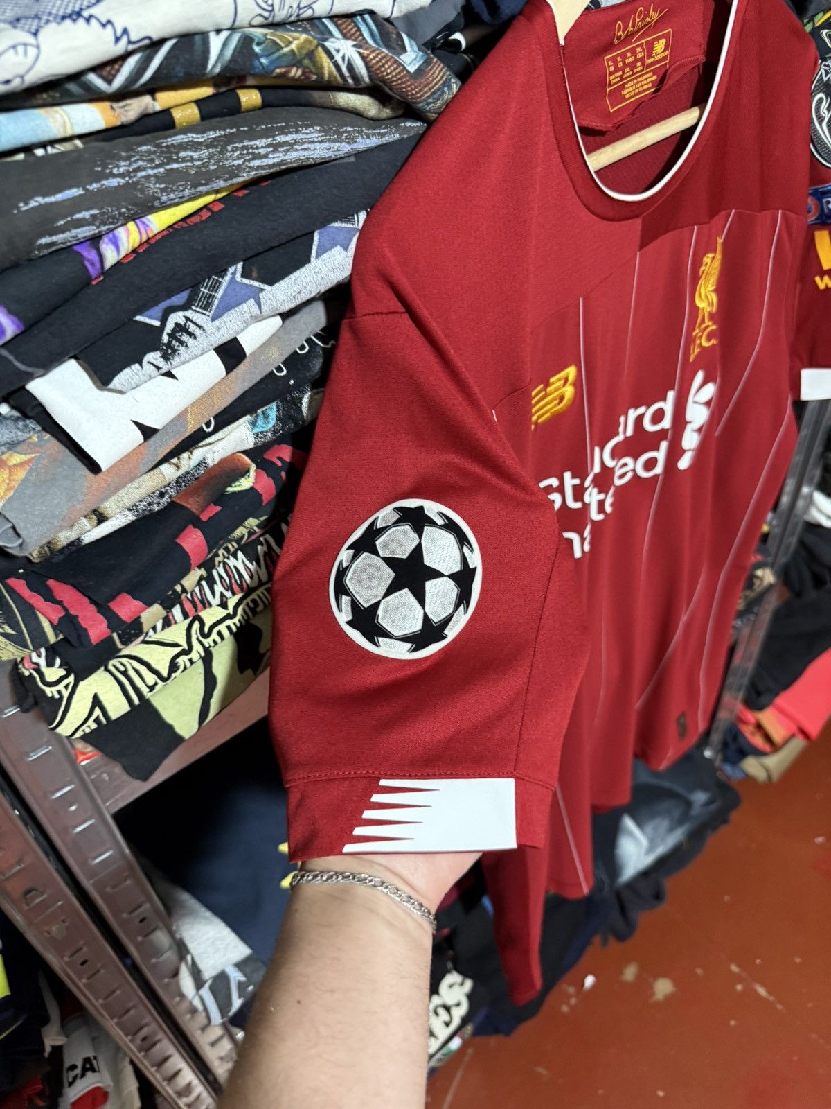 New Balance Rare New Balance FC Liverpool VIRGIL Champions League Jersey Size US XL / EU 56 / 4 - 8 Thumbnail