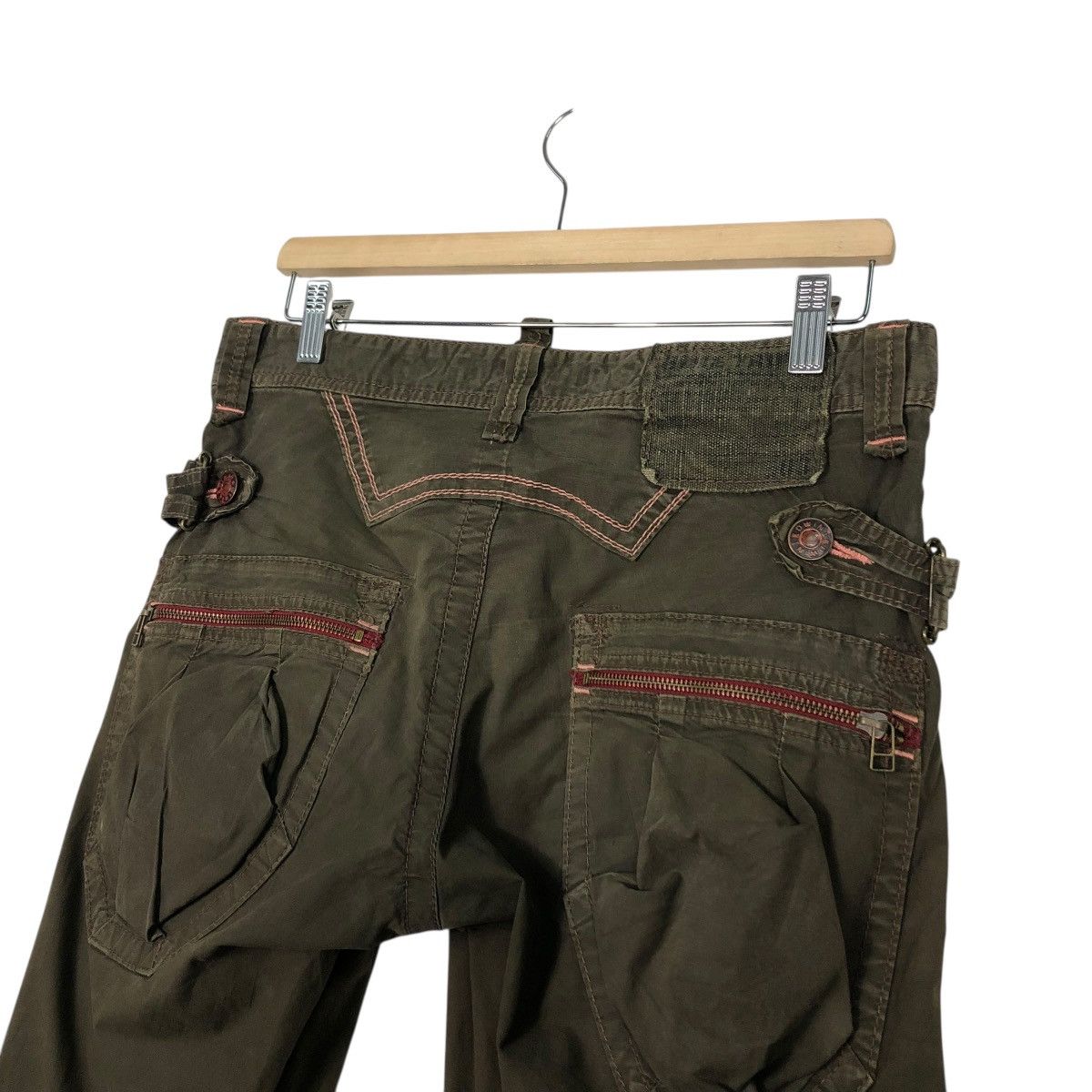 Japanese Brand 🔥VINTAGE CARGO PANTS BIKER EDWIN ISSEY MIYAKE Size US 32 / EU 48 - 15 Thumbnail