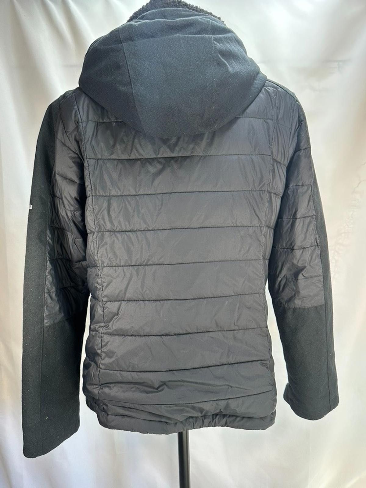 Columbia Columbia Full Zip Hooded Fleece Puffer Jacket Black Men's L Size US L / EU 52-54 / 3 - 3 Thumbnail