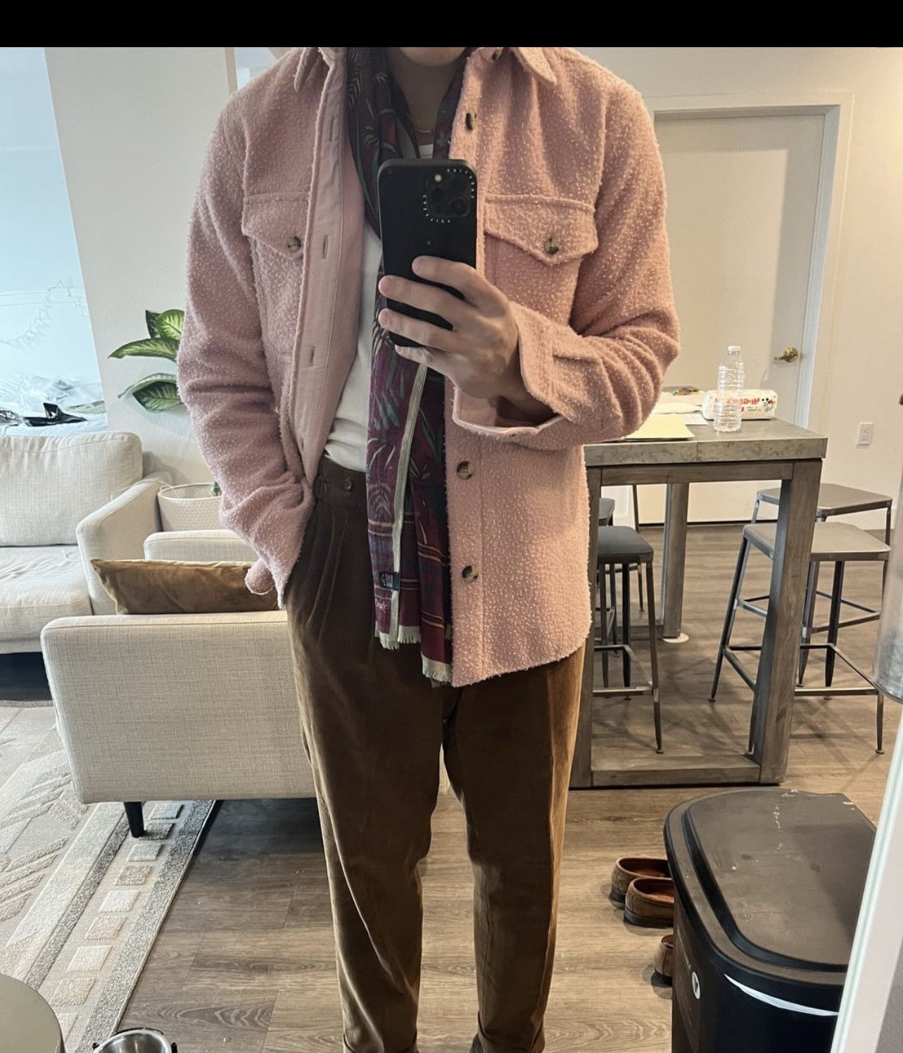 Aime Leon Dore Aime Leon Dore Pink Casentino overshirt Size US M / EU 48-50 / 2 - 5 Thumbnail