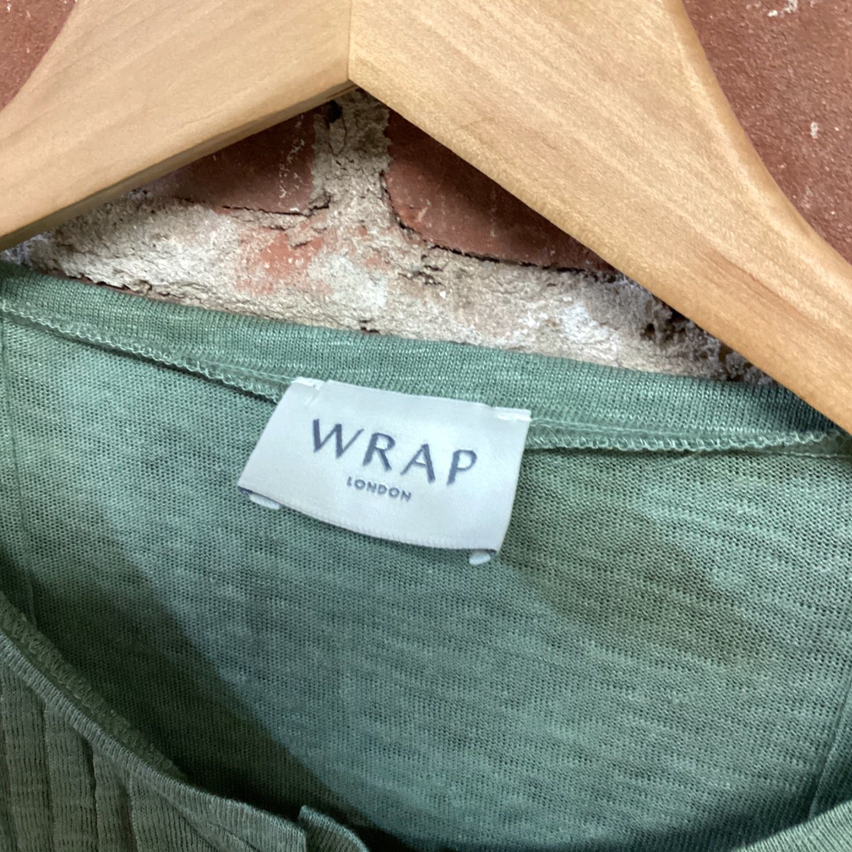 Vintage **Wrap London Green Linen Tie Waist Top Size 18** User: **Wrap London Green Tie Waist Top Size 18** Size XXL / US 16-18 / IT 52-54 - 2 Thumbnail