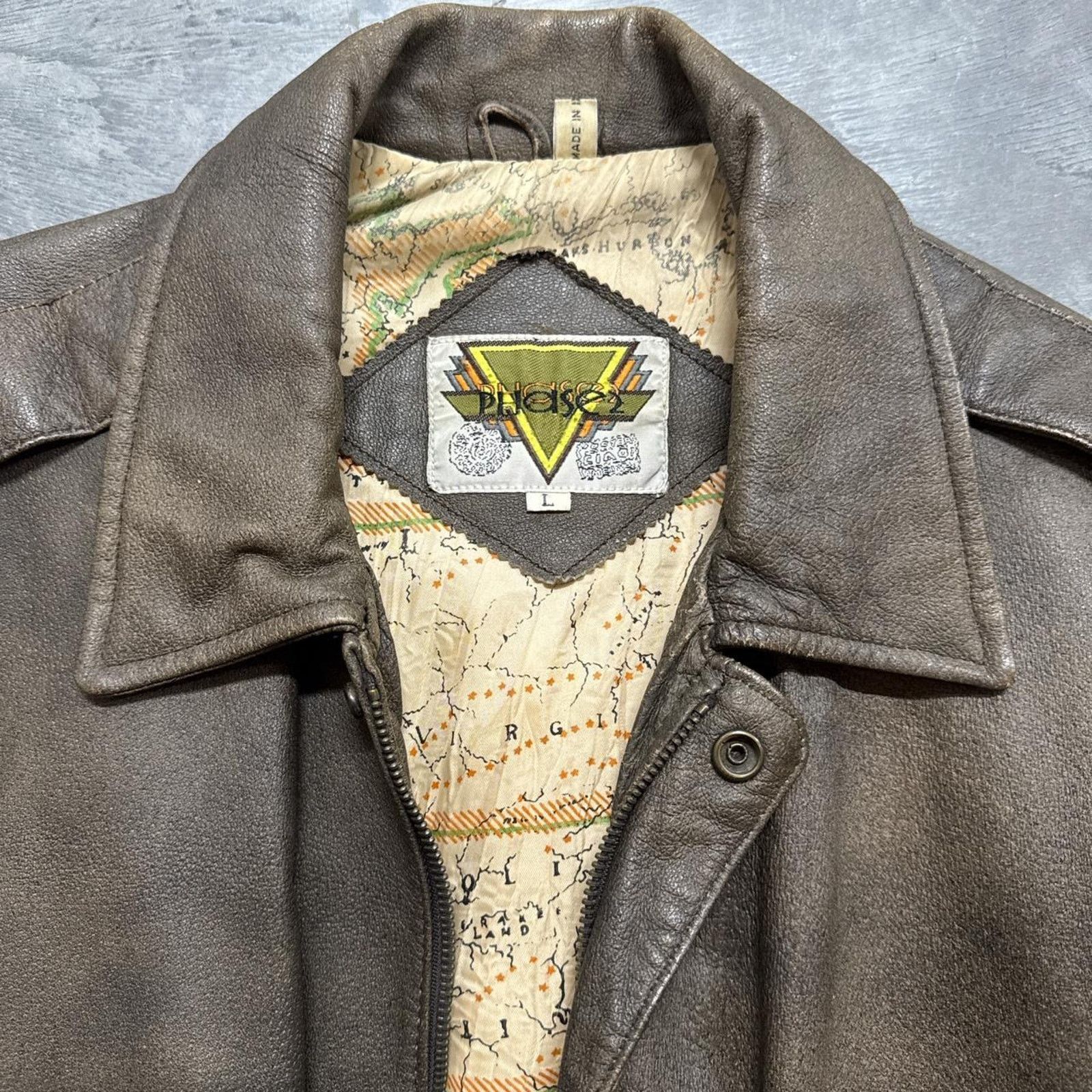 Japanese Brand × Vintage Vintage 90s Bud Light Lucky Strike PinUp Girl Leather Jacket Size US M / EU 48-50 / 2 - 5 Thumbnail