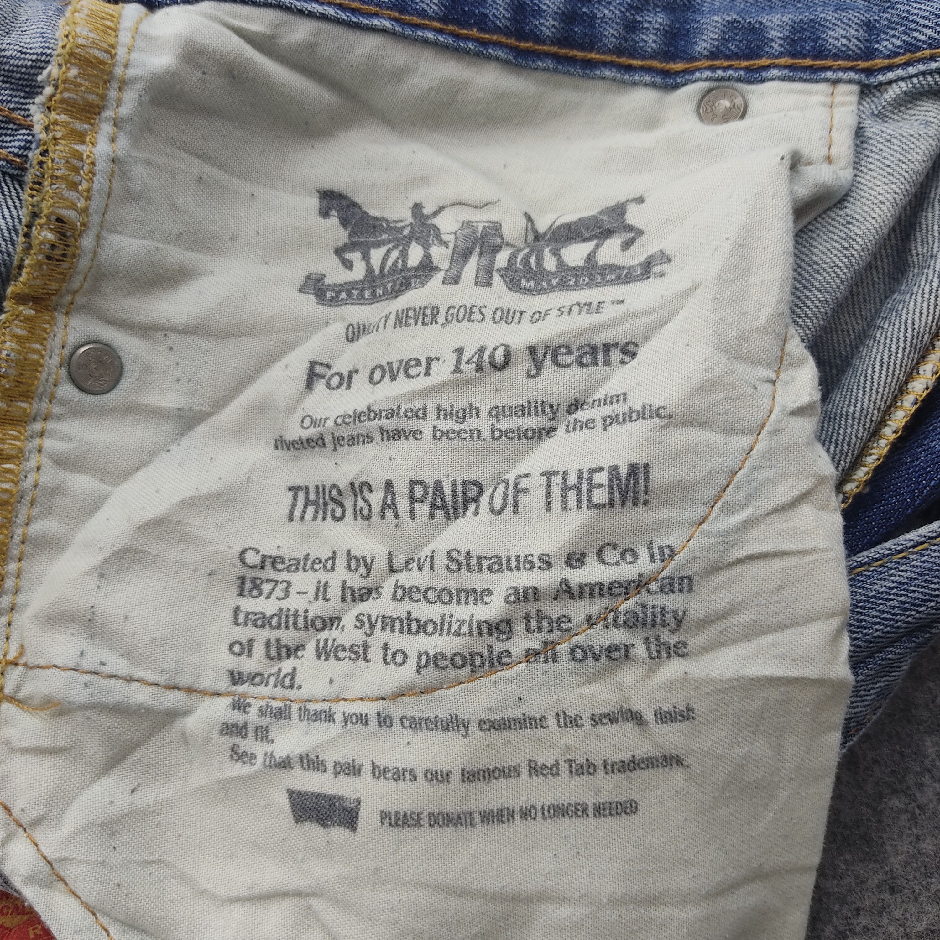 Levi's × Levi's Vintage Clothing × Vintage Vintage Levis Jeans L103 Size US 36 / EU 52 - 13 Thumbnail