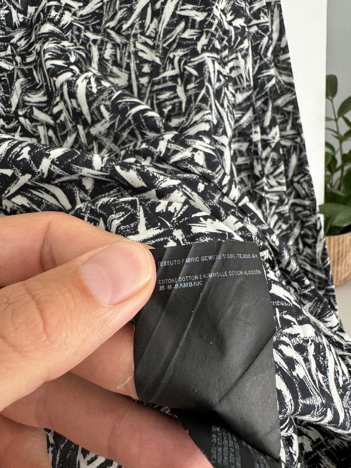 Saint Laurent Paris Hedi rare brush stroke shirt Size US M / EU 48-50 / 2 - 5 Thumbnail