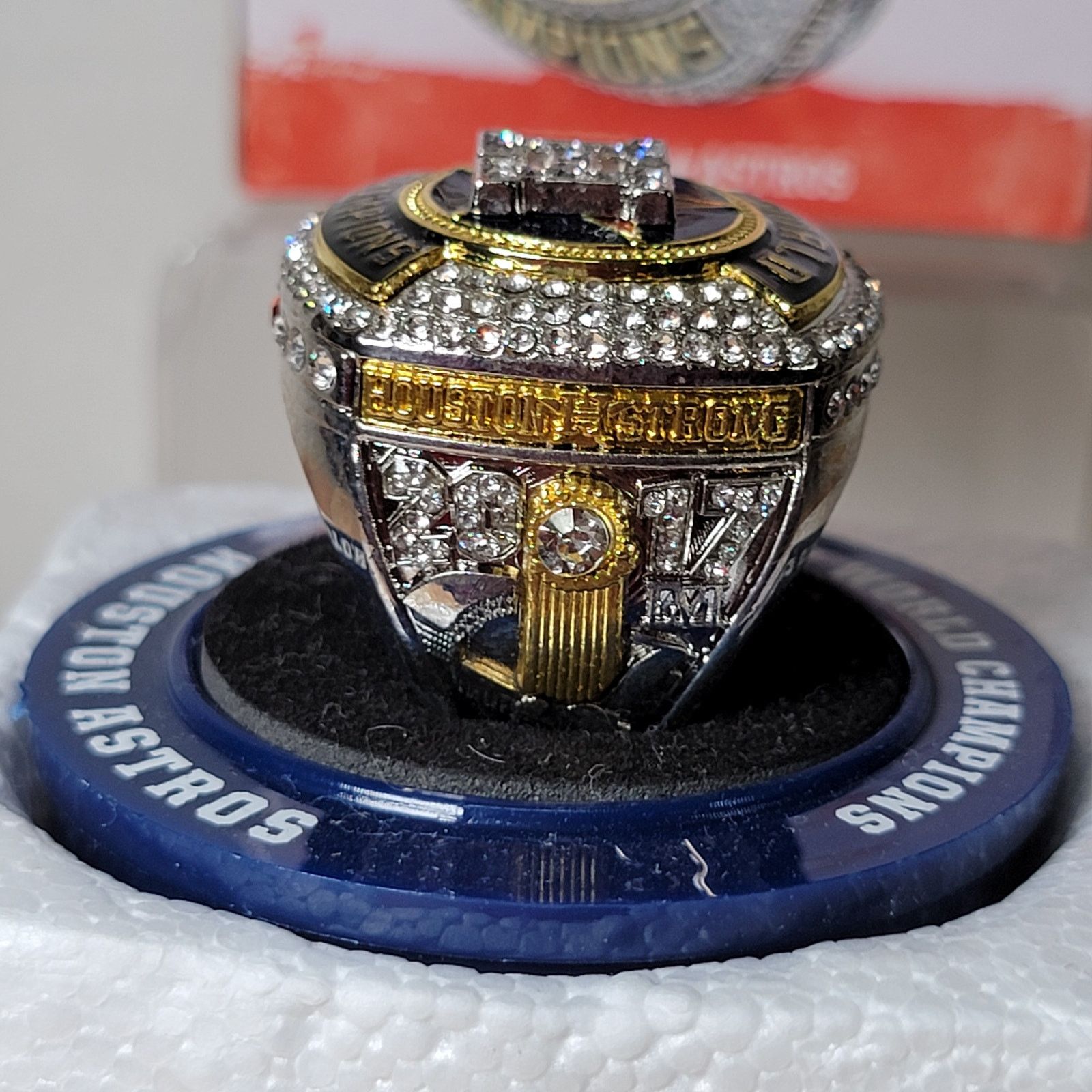 Other Houston Astros 2017 World Champs Replica Ring w/Box-Size 12 Size ONE SIZE - 6 Thumbnail