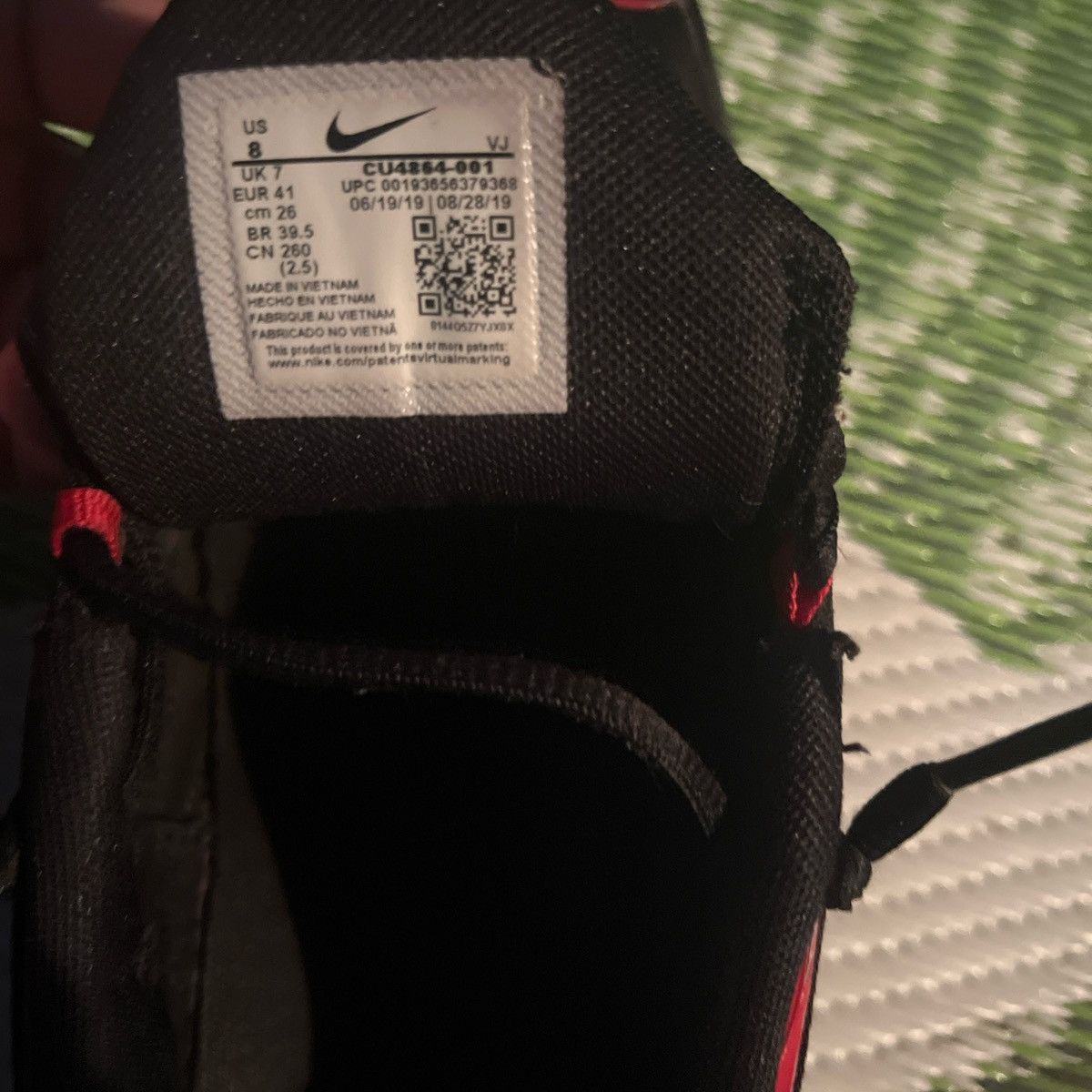 Nike Nike Air Max Plus “Black / University Red Gradient” Size US 8 / EU 41 - 3 Thumbnail