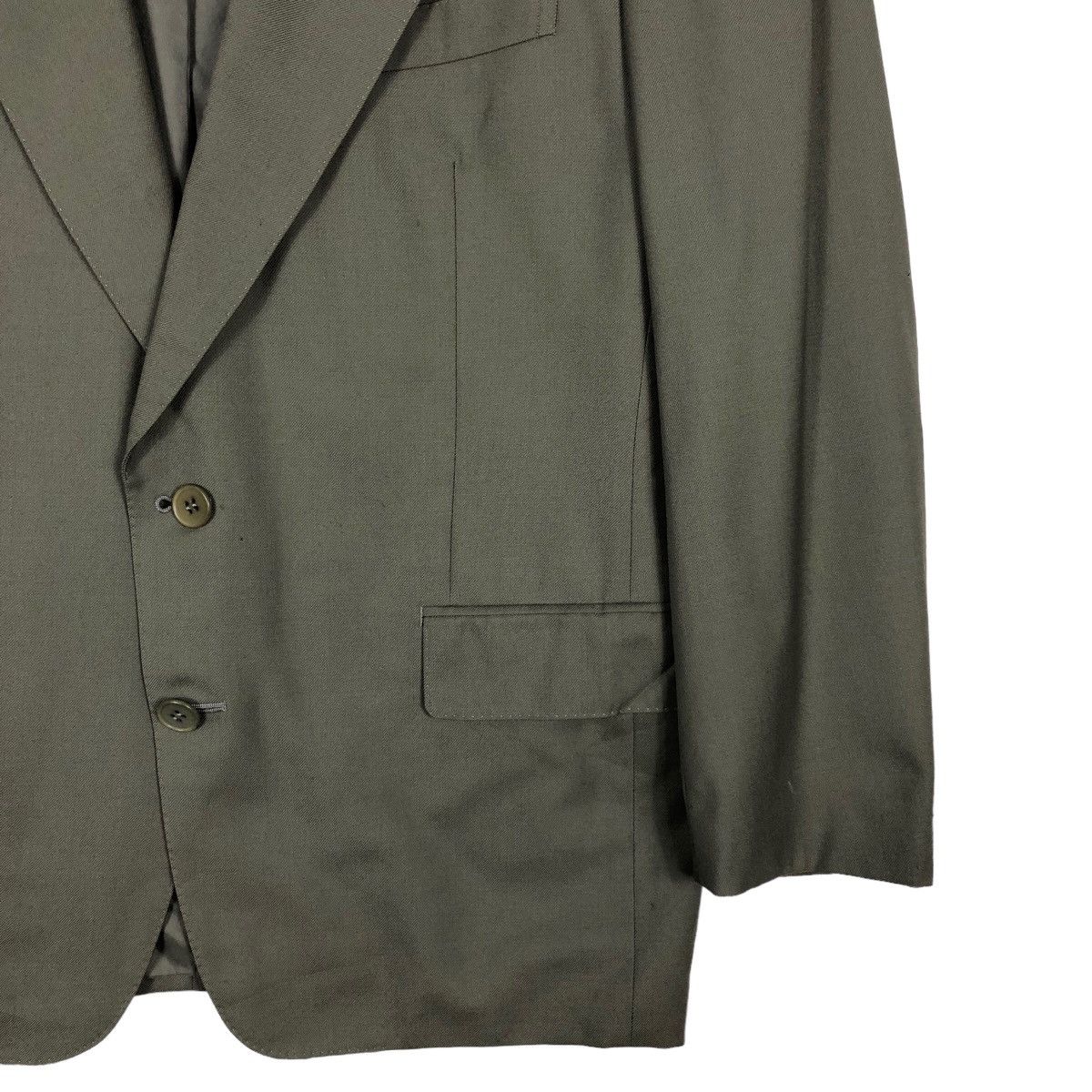 Yves Saint Laurent 🔥Rich Grey - Double Breast Coats Jacket Japan Made Size US M / EU 48-50 / 2 - 4 Thumbnail