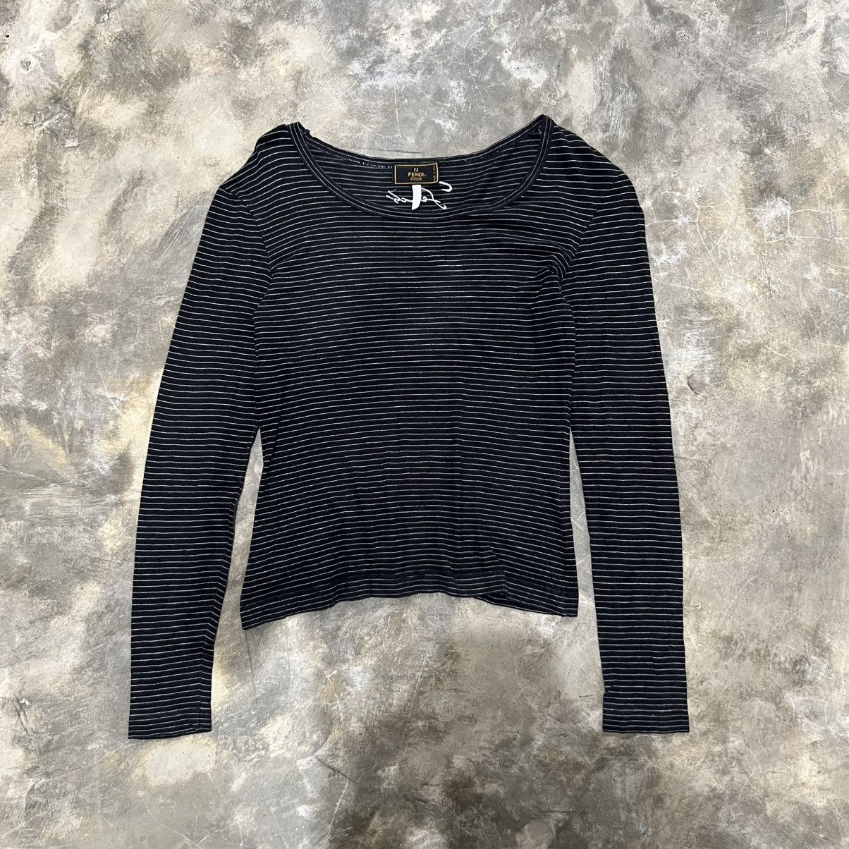 Fendi Fendi Stripe Long Sleeve Shirt Size S / US 4 / IT 40 - 1 Thumbnail