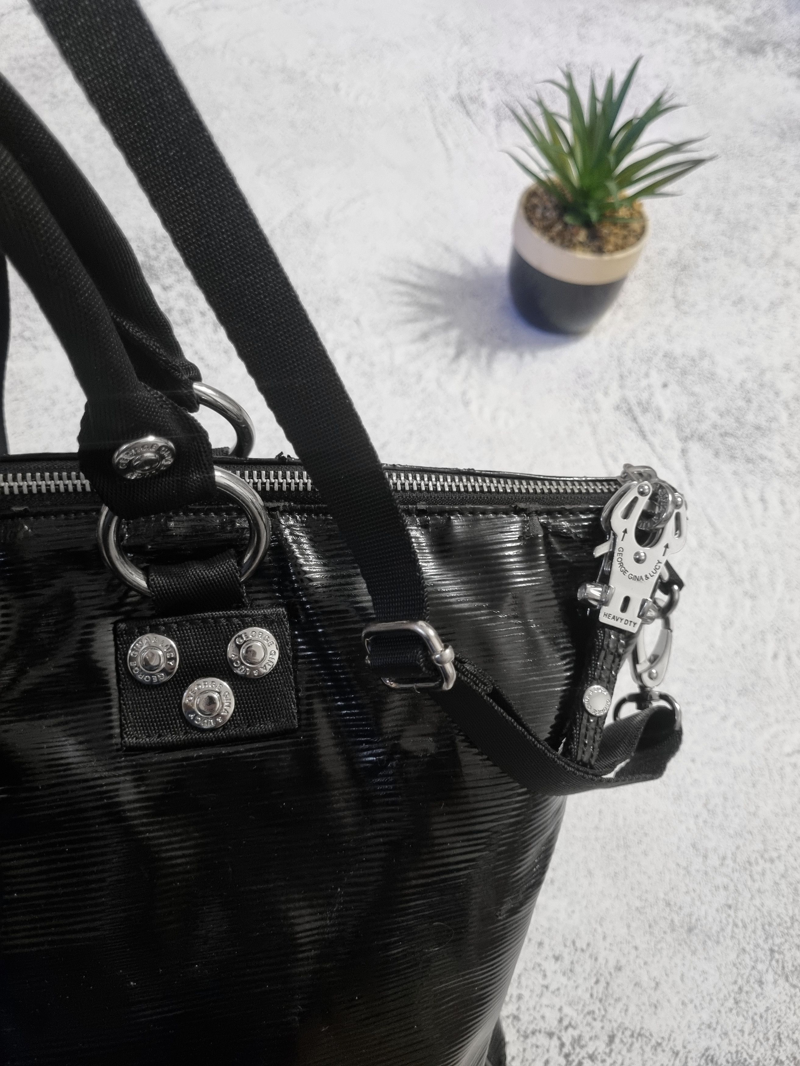 George Gina & Lucy × Vintage Vintage George Gina & Lucy GGL Hodgepodge Patent Bag Size ONE SIZE - 6 Thumbnail