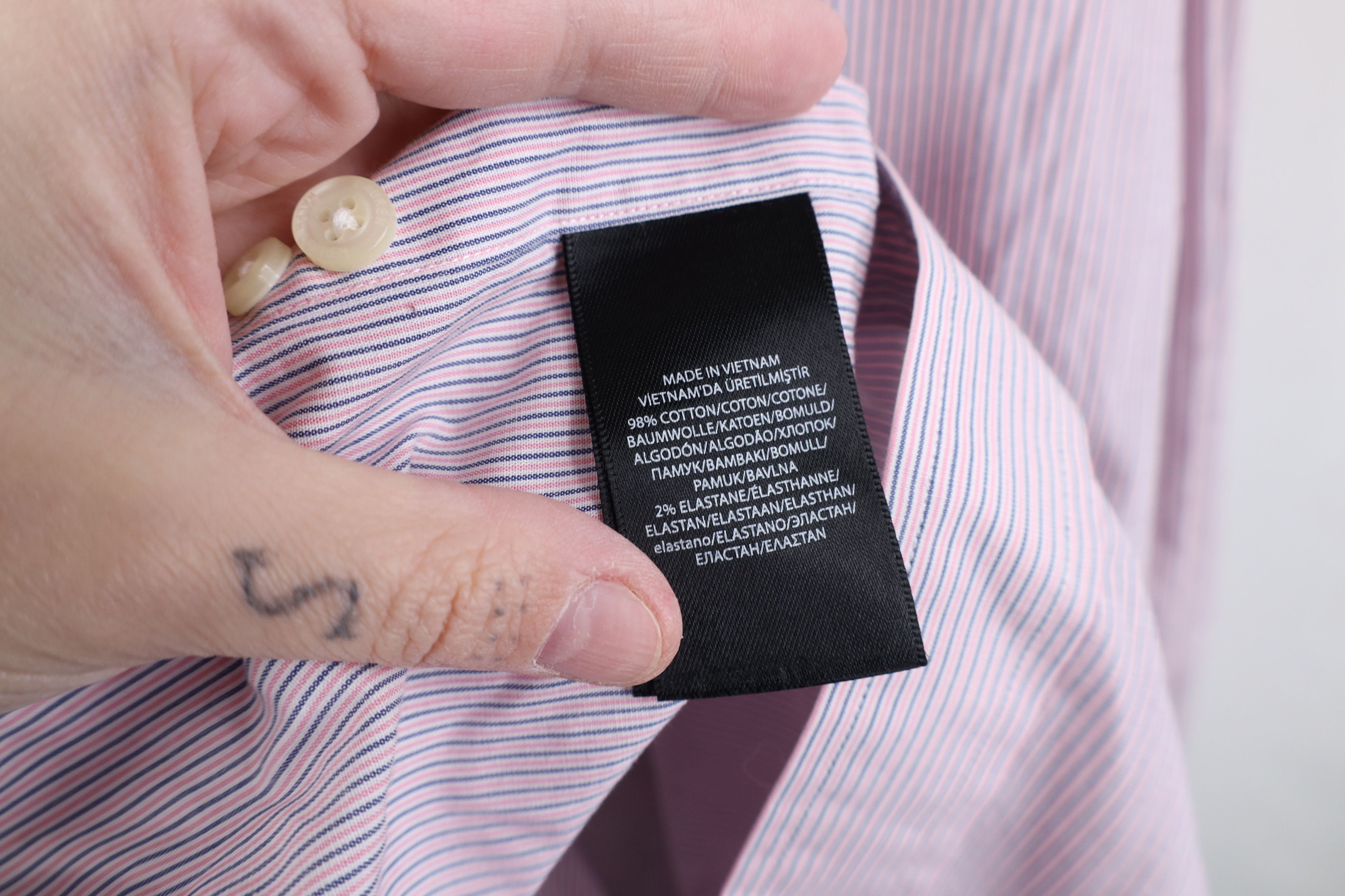 Ralph Lauren Ralph Lauren Black Label Fit Stretch Non Iron Button Shirt Size US L / EU 52-54 / 3 - 8 Thumbnail