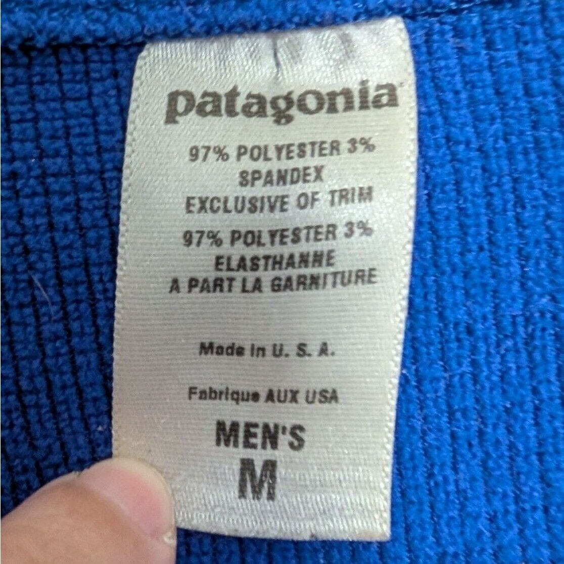 Patagonia Patagonia R1 Fleece 1/4 Zip Pullover Mens Size Medium Blue Size US M / EU 48-50 / 2 - 7 Thumbnail