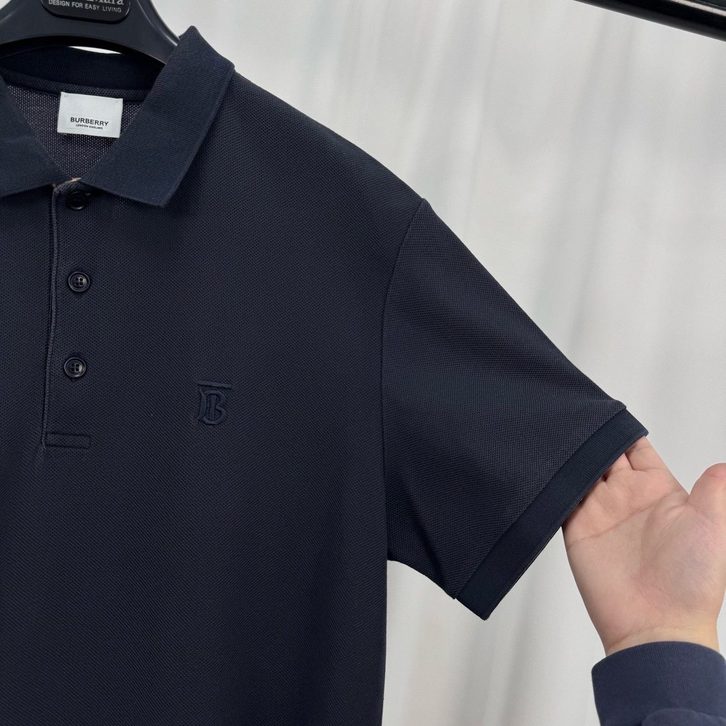 Burberry Burberry Check Embroidered Polo Short Sleeve Size US L / EU 52-54 / 3 - 4 Thumbnail