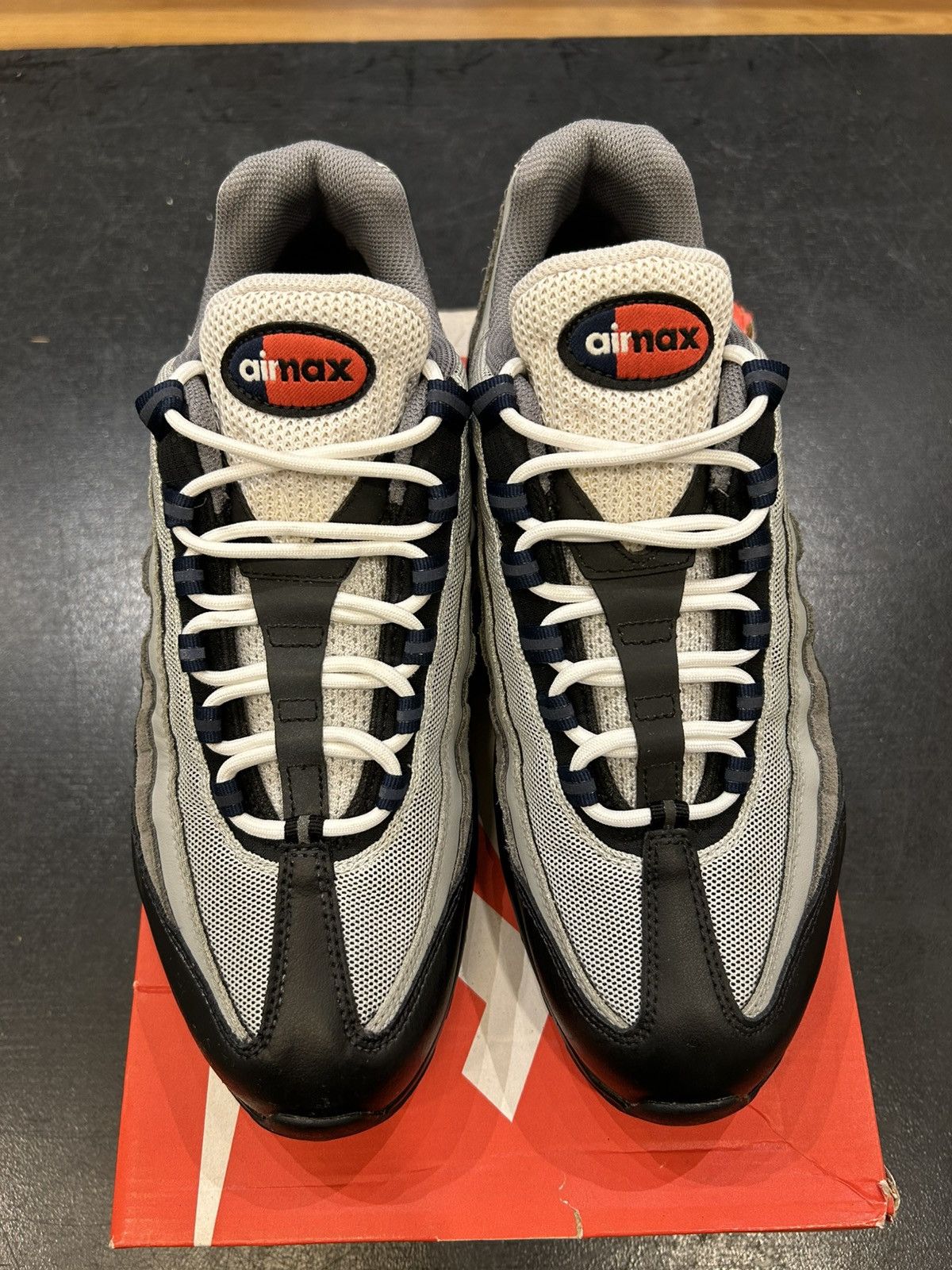 Nike Nike Air Max 95 ‘Track Red Smoke Grey’ Size US 10.5 / EU 43-44 - 4 Thumbnail