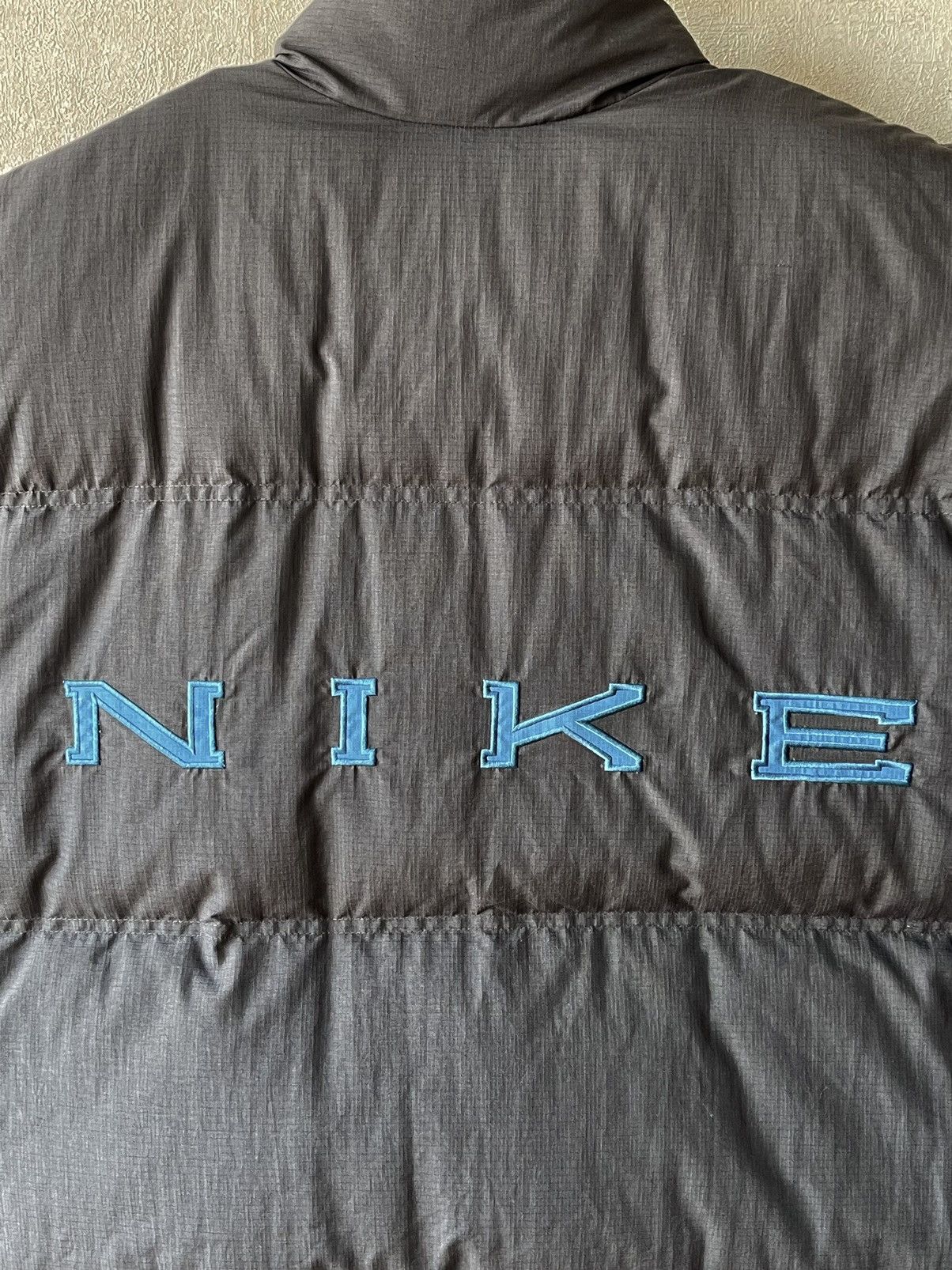 Nike 90s VTG Nike Spellout Reversible Puffer Down Vest Ripstop Size US M / EU 48-50 / 2 - 2 Thumbnail