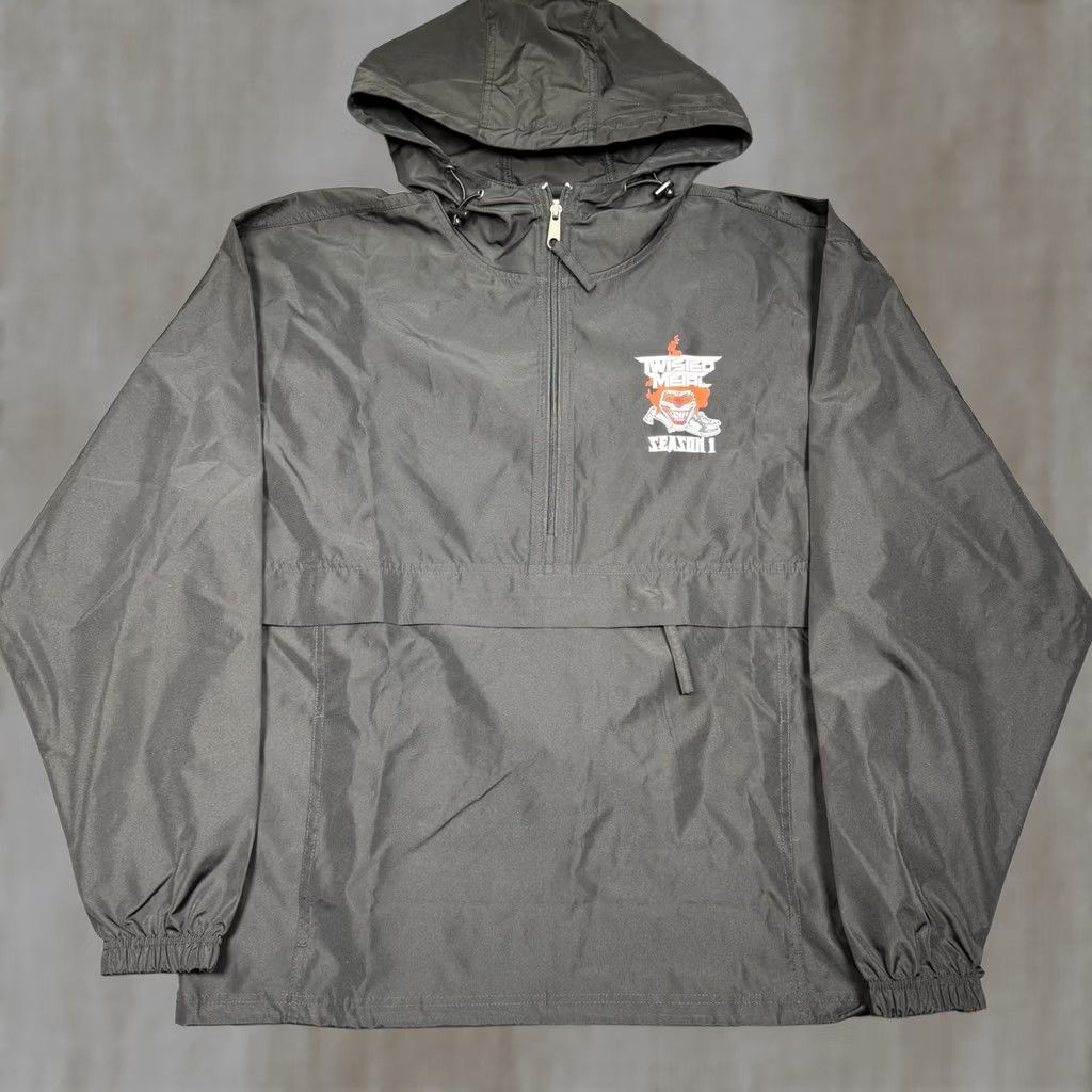 Twisted X Twisted Metal Jacket Men’s Medium Peacock Show Cast & Crew Season 1 PlayStation Metal Jacket Black Windbreaker Size US M / EU 48-50 / 2 - 1 Thumbnail
