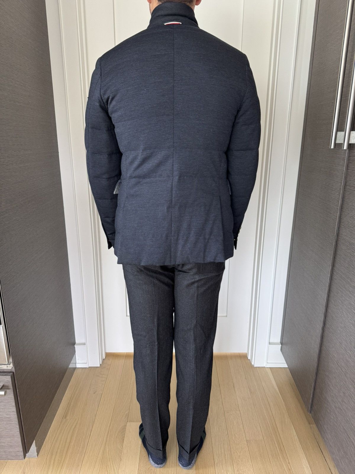 Moncler Gamme Bleu × Thom Browne Limited Edition Down Blazer by Thom Brown for Moncler Size US M / EU 48-50 / 2 - 4 Thumbnail