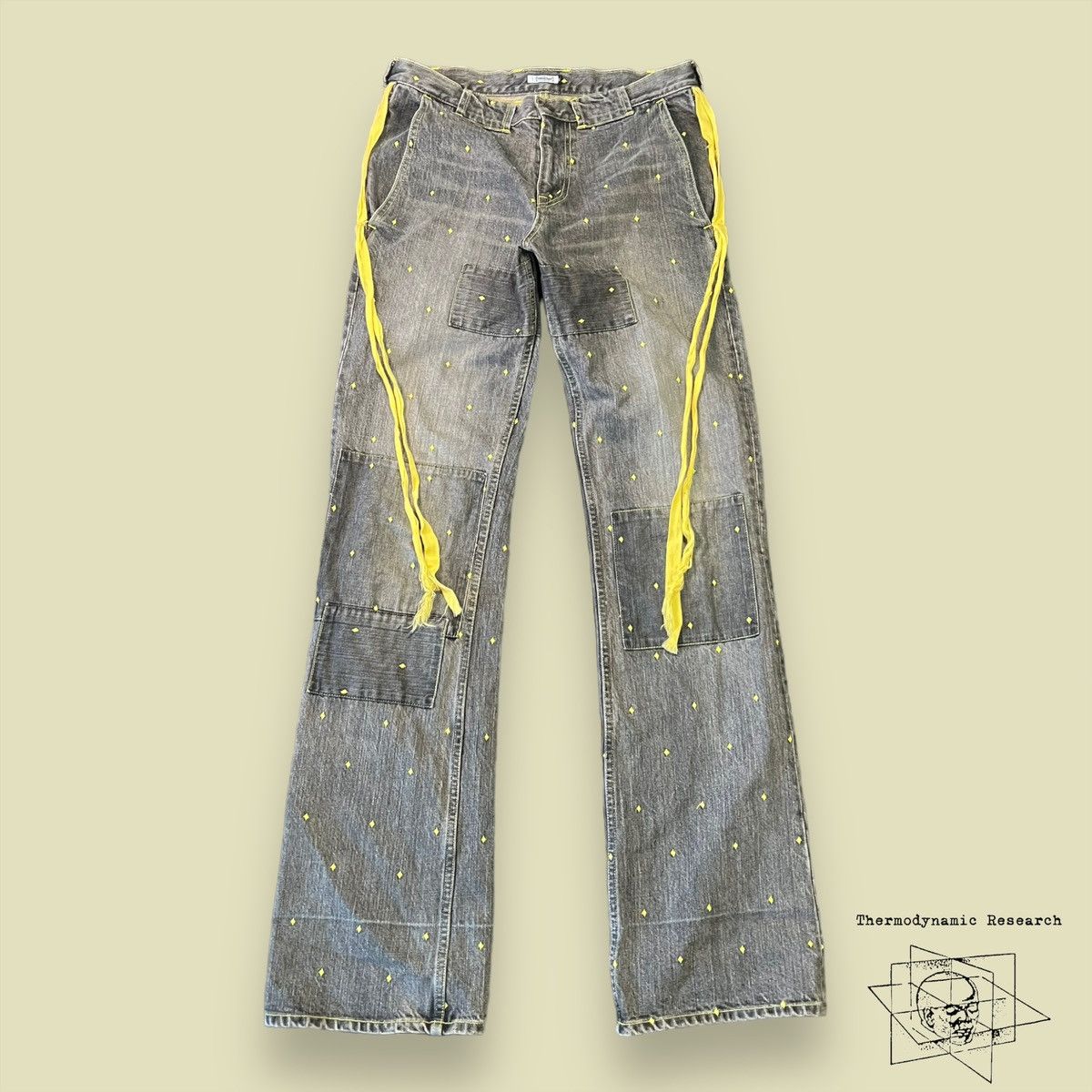 Undercover UNDERCOVER ILLUSION OF HAZE 2 PIECE DENIM SUIT - S/S02 Size 38S - 8 Thumbnail