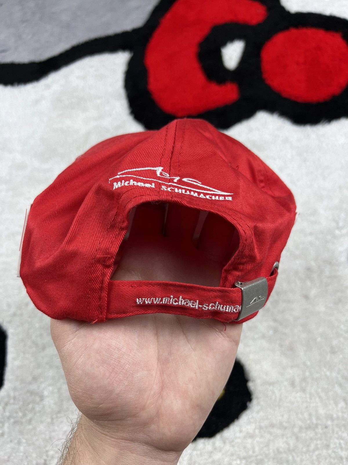 Ferrari Y2K Ferrari Formula 1 Michael Schumacher Cap Hat Size ONE SIZE - 6 Thumbnail