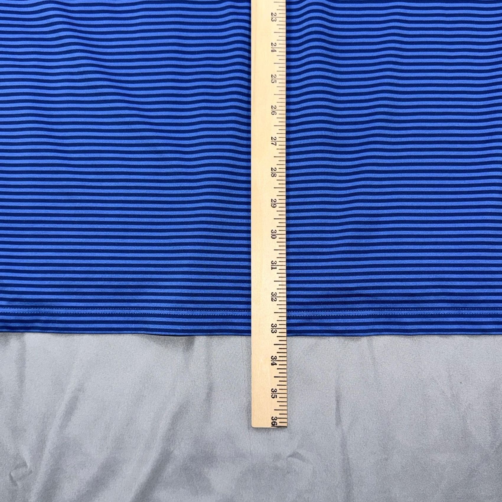 Vintage Greyson Polo Shirt Mens XL Blue Stripe Performance Golf 2019 Team Logo Shirt Mens XL Blue Stripe Polo Size US XL / EU 56 / 4 - 7 Thumbnail