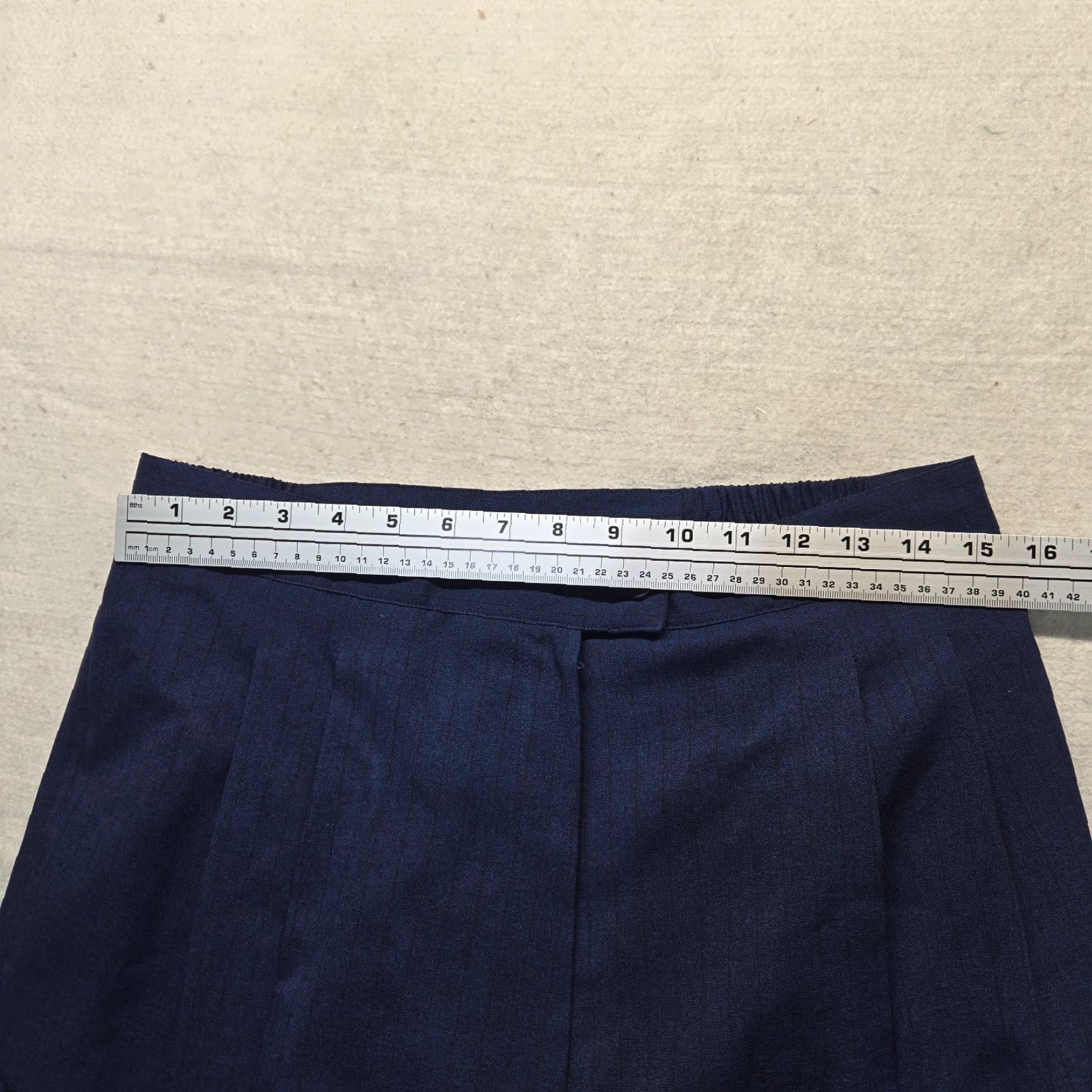 Vintage Sag Harbor Women's Pants Blue 14W Regular High Rise Casual Straight Full Length 14W Women's Sag Harbor Pants Blue Casual 14W Size 36" / US 14 / IT 50 - 4 Thumbnail