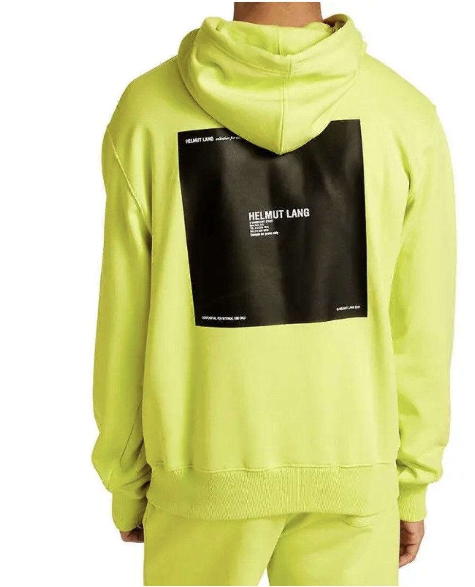 Helmut Lang Helmut Lang Neon Box Logo Hoodie Size M Size US M / EU 48-50 / 2 - 5 Thumbnail
