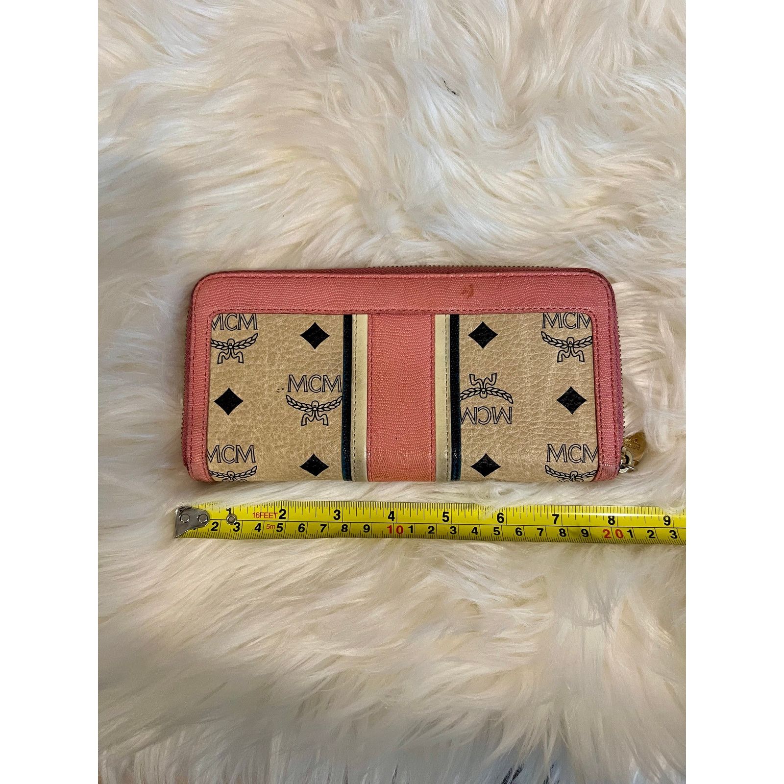 MCM MCM Visetos Studded Continental Wallet Leather 8"x4" EUC Size ONE SIZE - 10 Thumbnail
