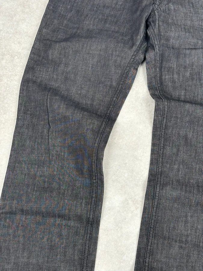 Jil Sander AW2007 Jil Sander Dark Grey Denim Straight Leg Jeans Size US 33 - 9 Thumbnail