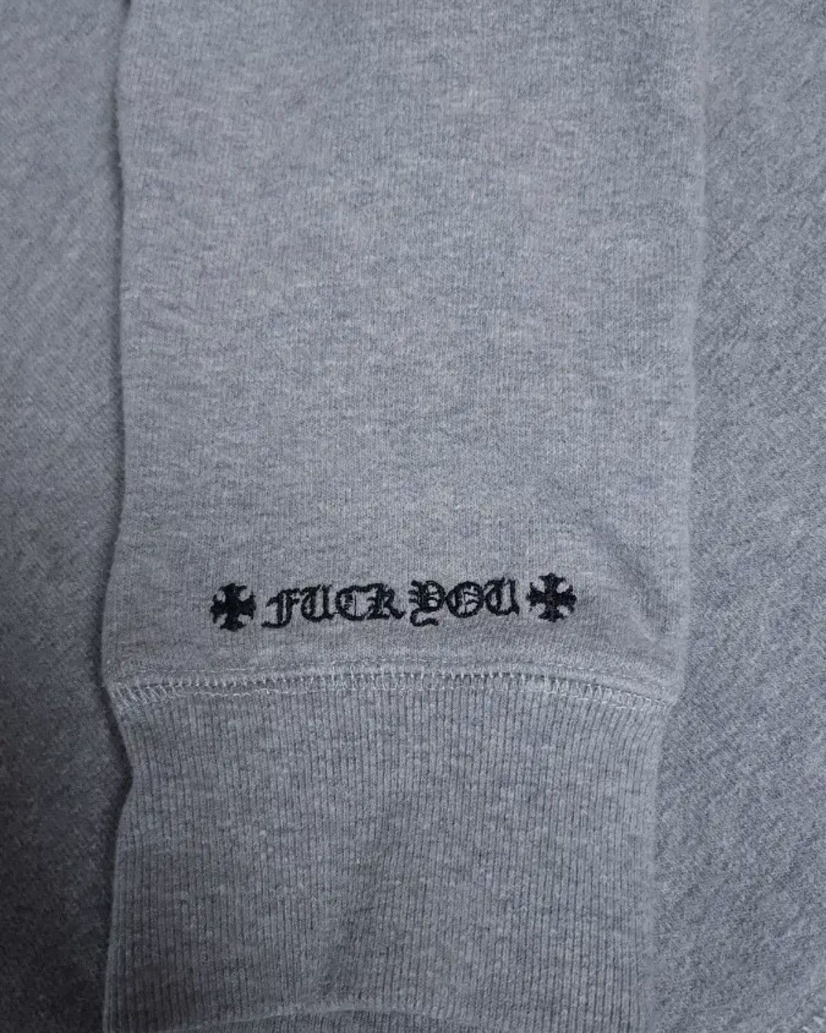 Chrome Hearts Vertical Leather Patch FUCK YOU Sweatshirt Size US M / EU 48-50 / 2 - 5 Thumbnail
