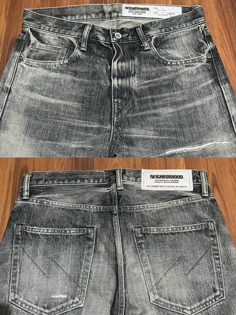 Neighborhood Neighborhood size M Cut Patch Sailor King Denim Pants Size US 27 - 4 Thumbnail