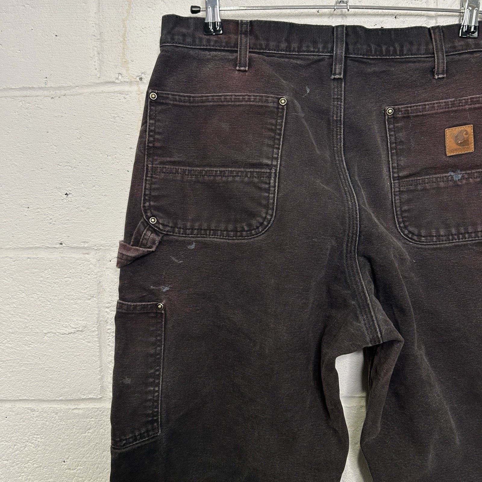 Carhartt Vintage Carhartt DoubleKnee Carpenter Pants “Black” B01 BLK Size US 35 - 14 Thumbnail