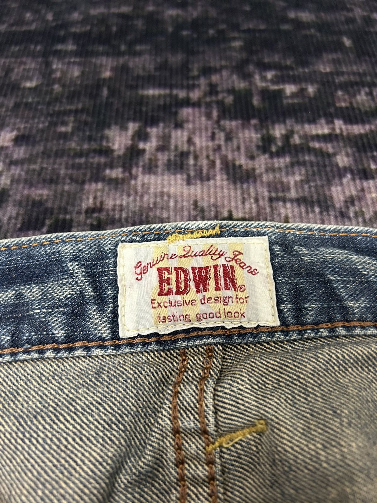 Edwin Vintage Edwin Japan Distressed Jeans Size US 36 / EU 52 - 13 Thumbnail