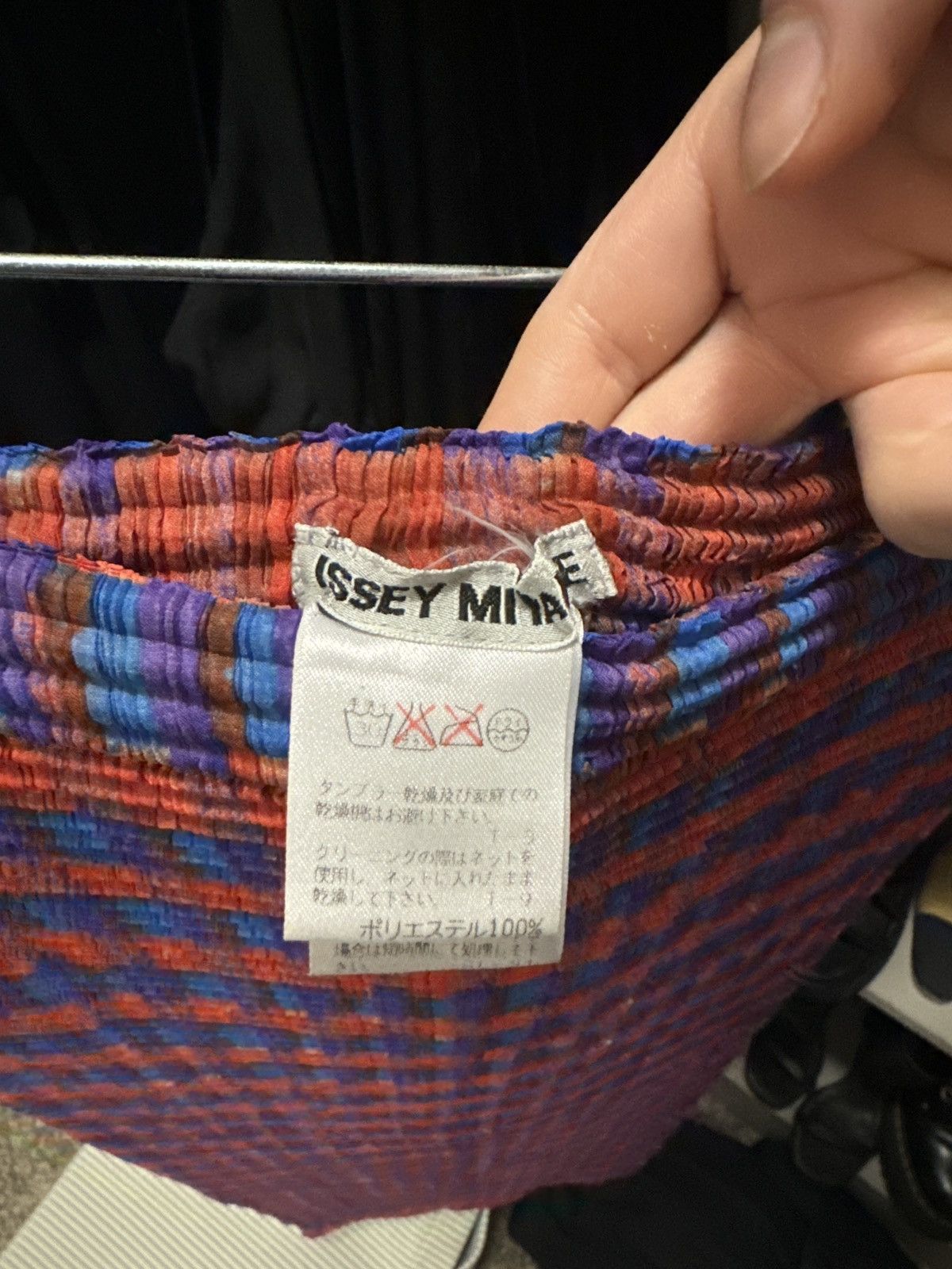 Issey Miyake Issey Miyake 90's Plaid Pleated Skirt Size 28" / US 6 / IT 42 - 5 Thumbnail