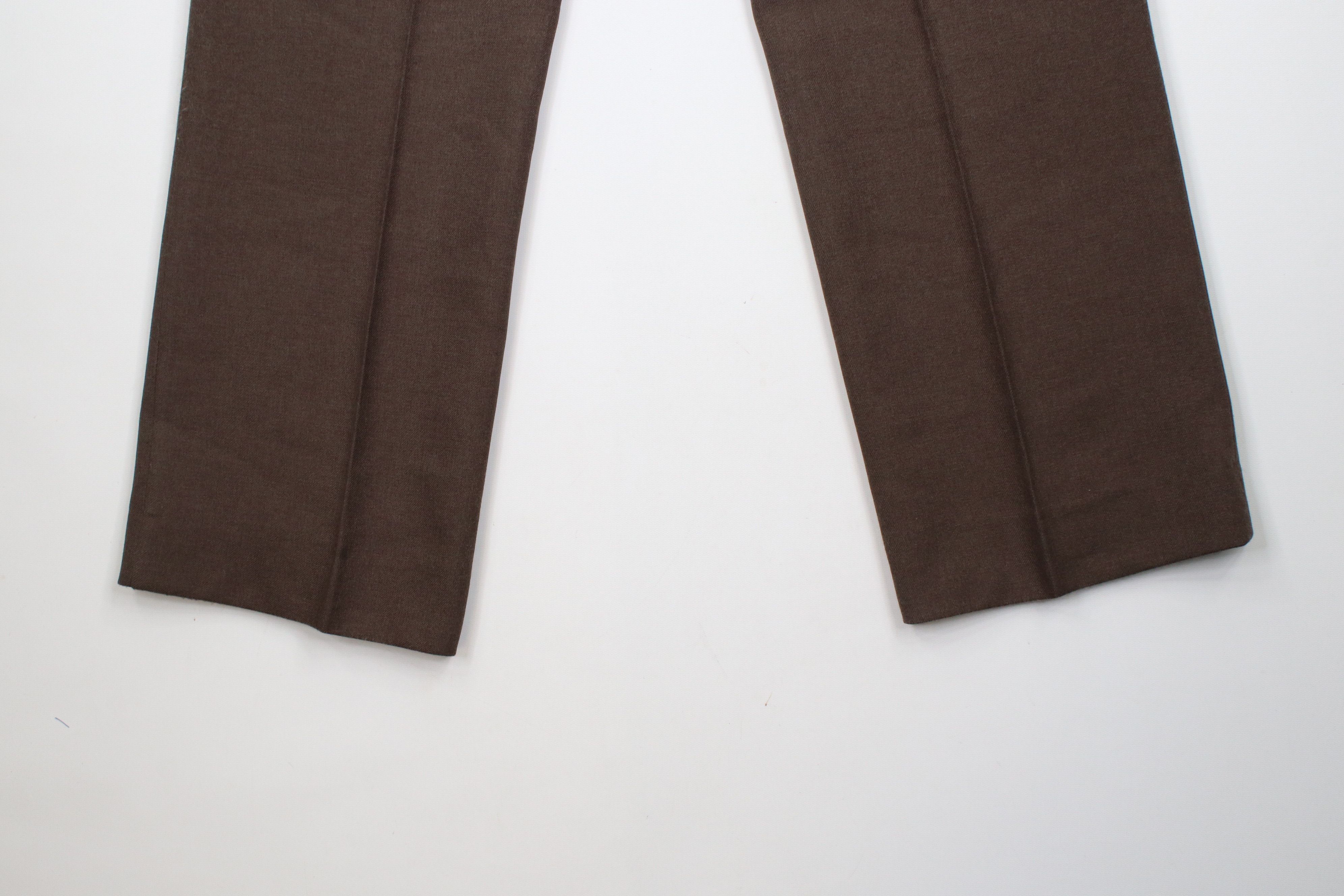 Vintage Vintage 70s Streetwear Flared Wide Leg Chino Pants Brown USA Size US 34 / EU 50 - 13 Thumbnail