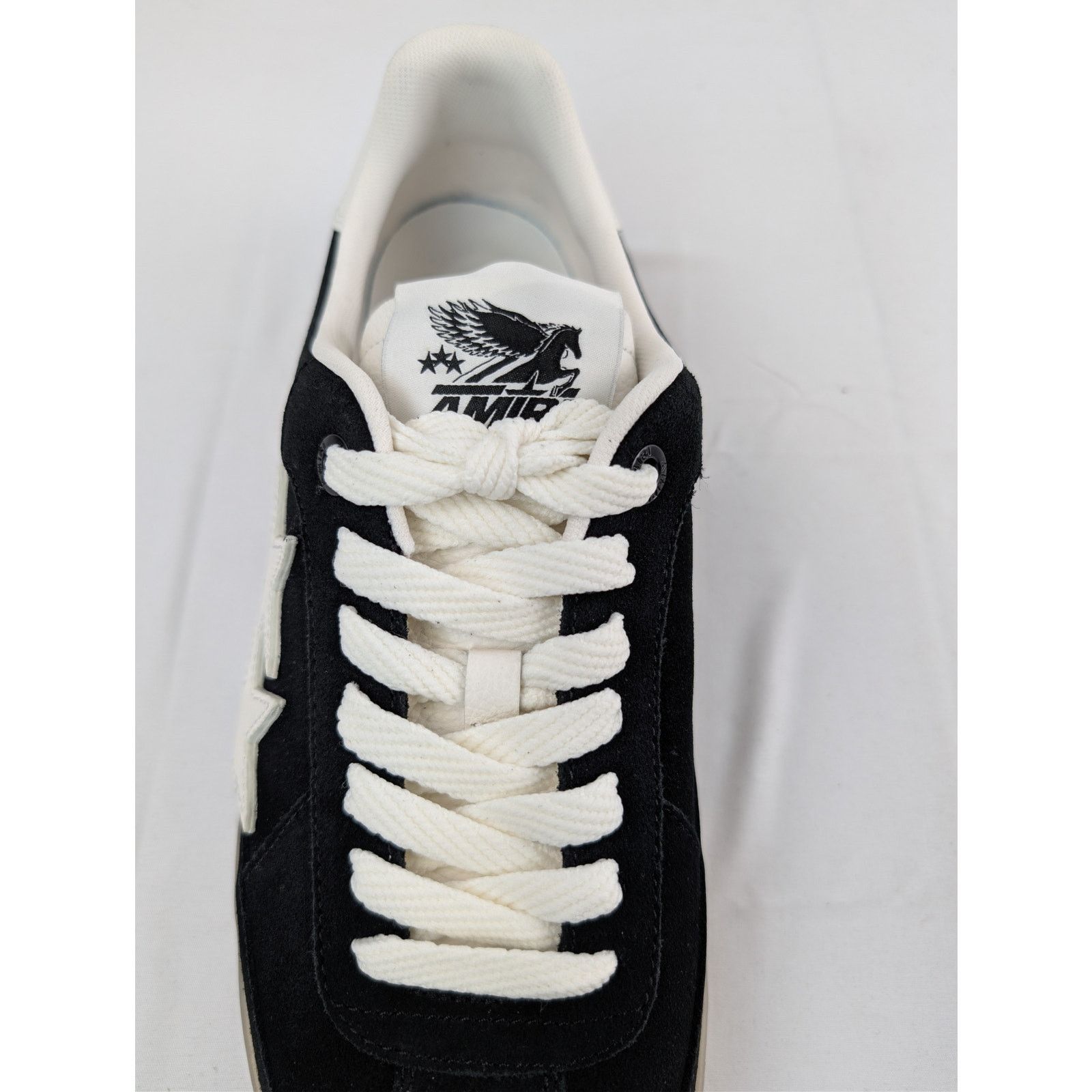 Amiri o1rshd1 Suede Pacific Sneakers in Black Size US 11 / EU 44 - 15 Thumbnail