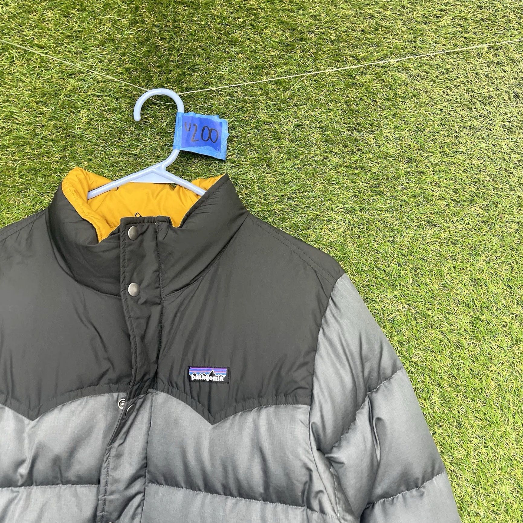 Patagonia Patagonia Puffer Jacket Mens Small Down Filled Slingshot Snap Close Outdoor Gray Jacket Size US S / EU 44-46 / 1 - 3 Thumbnail