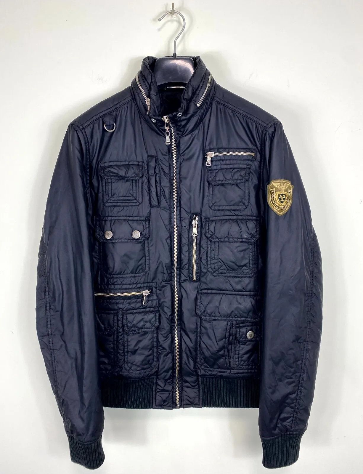 Dolce&Gabbana 1994 Security Cargo Utility Military Jacket Light 