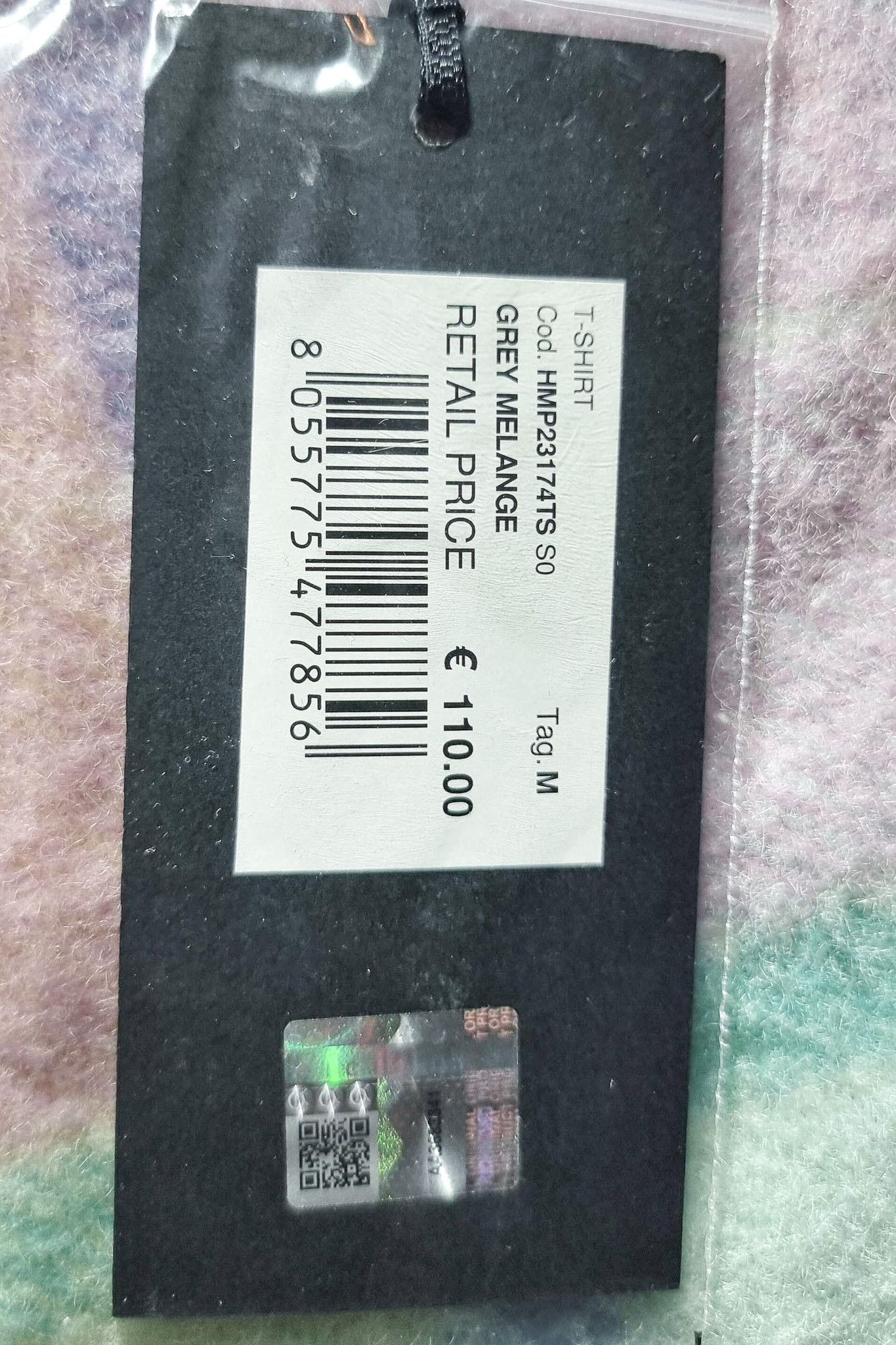 John Richmond John Richmond Grey T-Shirt with Green Embroidered Logo Size US M / EU 48-50 / 2 - 5 Thumbnail