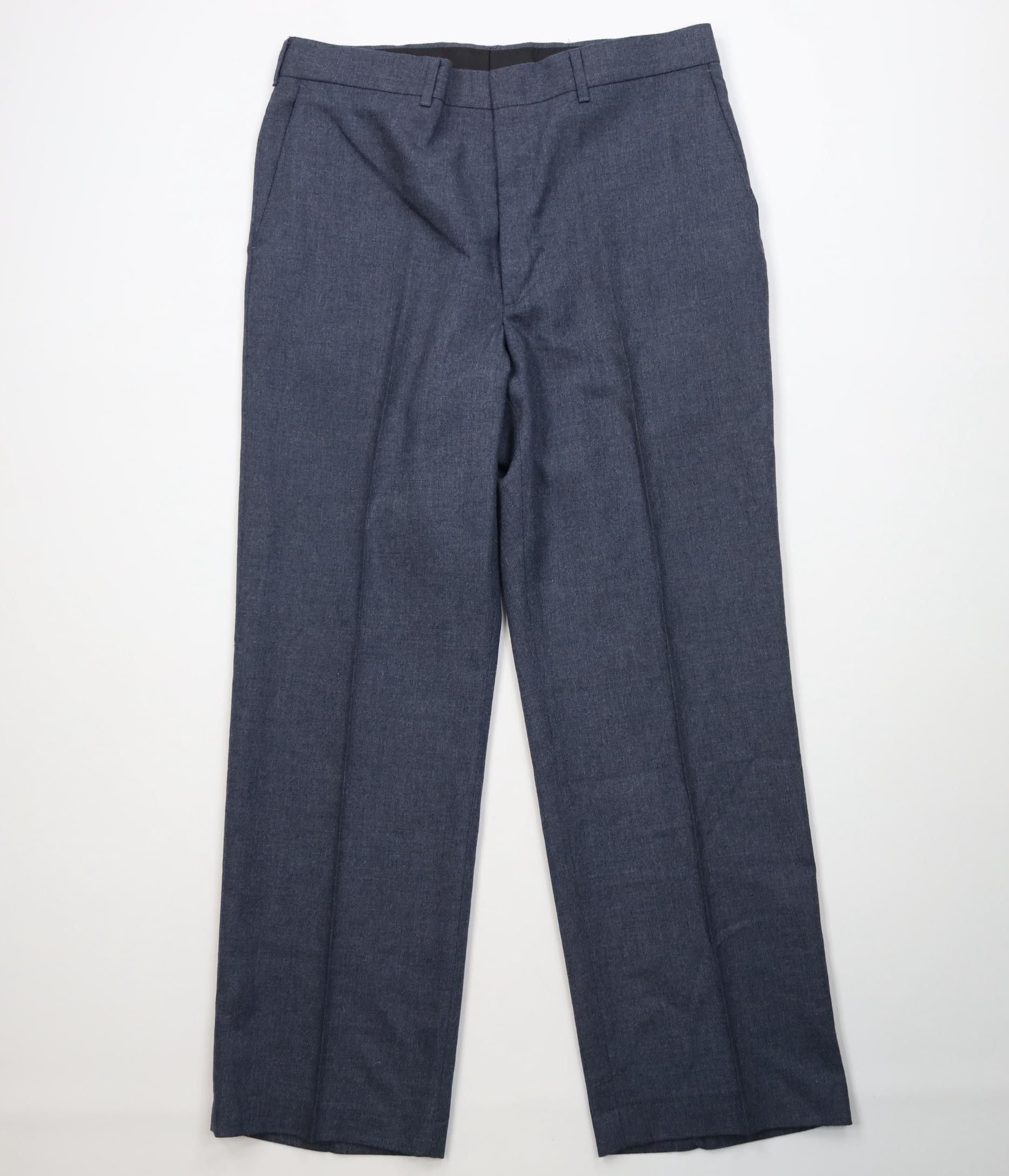 Vintage Vintage 70s Streetwear Blend Knit Wide Leg Chino Pants Size US 36 / EU 52 - 1 Thumbnail