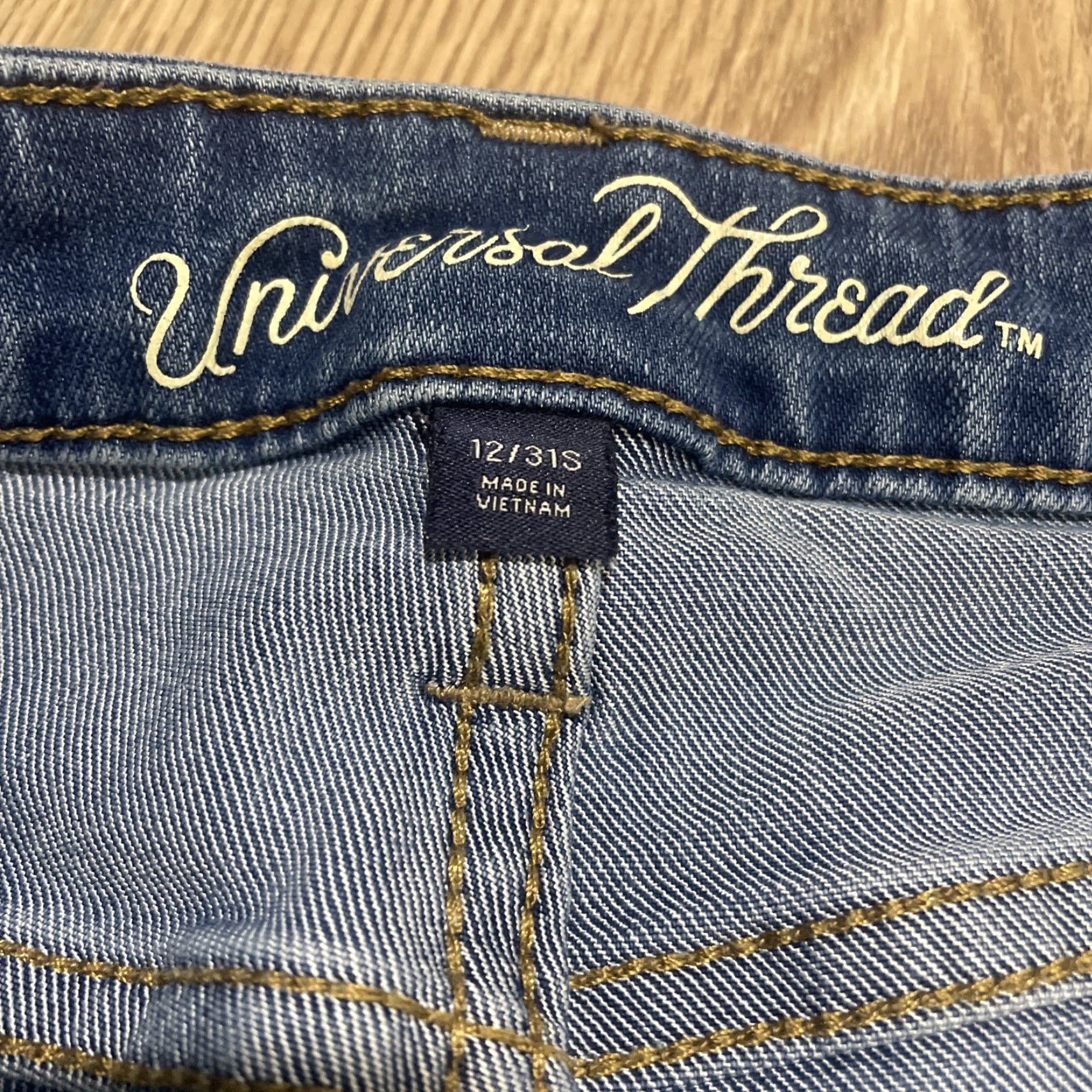 Vintage VINTAGE Universal Thread Blue Skinny Stretch Jeans Womens 12/31S Size 34" / US 12 / IT 48 - 2 Thumbnail