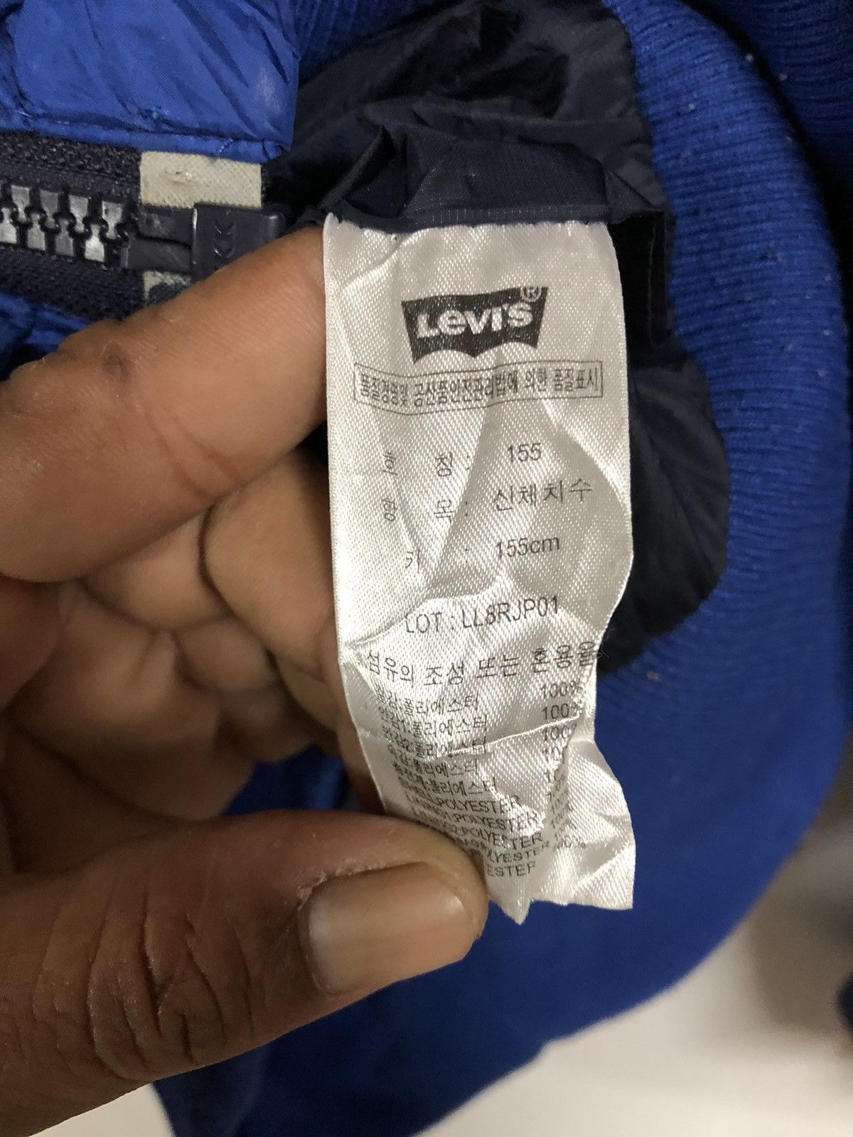 Designer × Levi's Vintage Y2K Levis puffer Jacket Hoodie Size US S / EU 44-46 / 1 - 8 Thumbnail