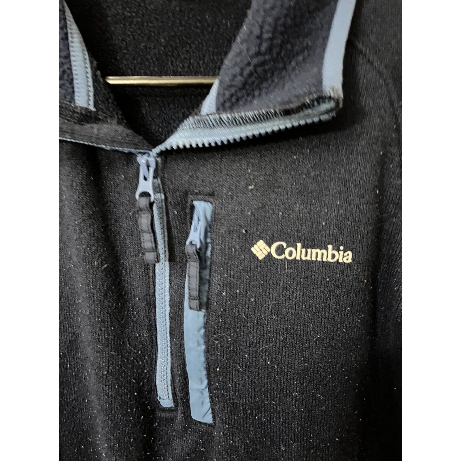 Logo 7 Columbia Fleece 1/4 Zip Pullover Sweater Adult M Blue Logo Embroidered Mens Size US M / EU 48-50 / 2 - 4 Thumbnail