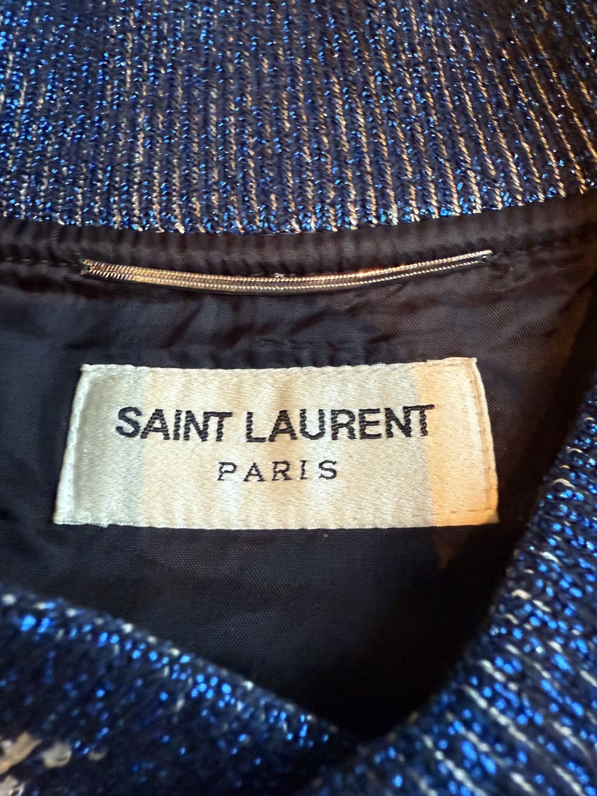 Saint Laurent Paris SS16 Saint Laurent T Rex dinosaur leather teddy jacket Hedi Size US M / EU 48-50 / 2 - 19 Thumbnail