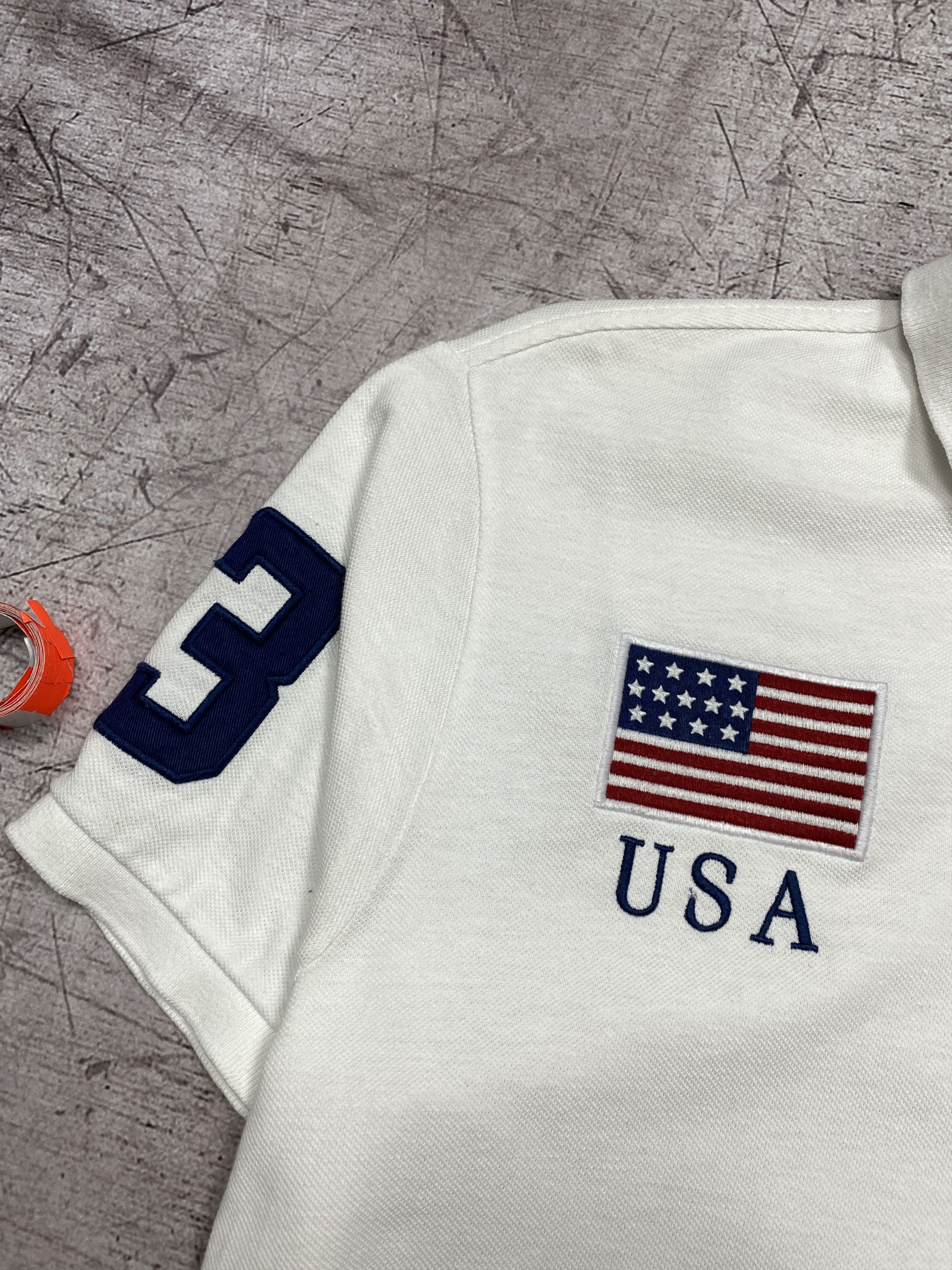 Polo Ralph Lauren × Ralph Lauren × Vintage Polo Ralph Lauren USA Vintage Mens Polo Shirt Size US L / EU 52-54 / 3 - 4 Thumbnail