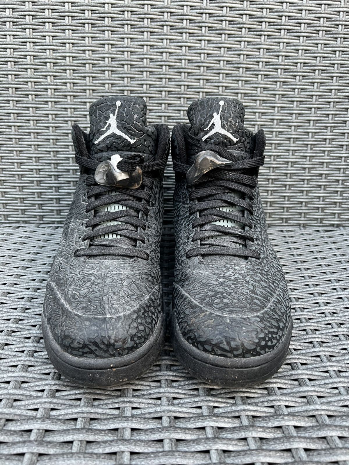 Jordan Brand Jordan 5 Retro 3Lab5 Black Silver Size US 9.5 / EU 42-43 - 2 Thumbnail