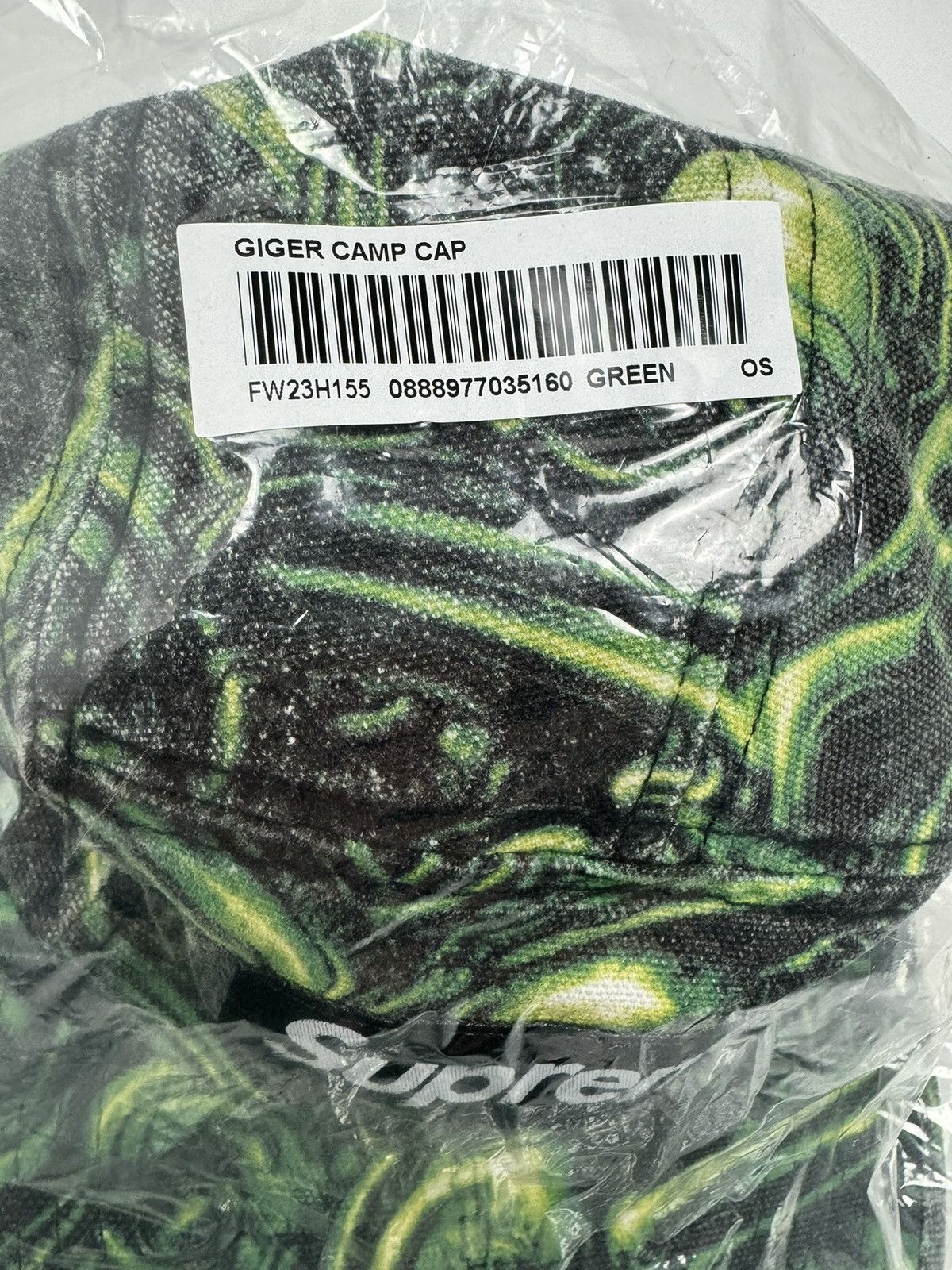帽子 Supreme H.R. Giger Camp Cap Green Supreme H.R. Giger Camp Cap Green FW23 Box Logo HR BRAND NEW