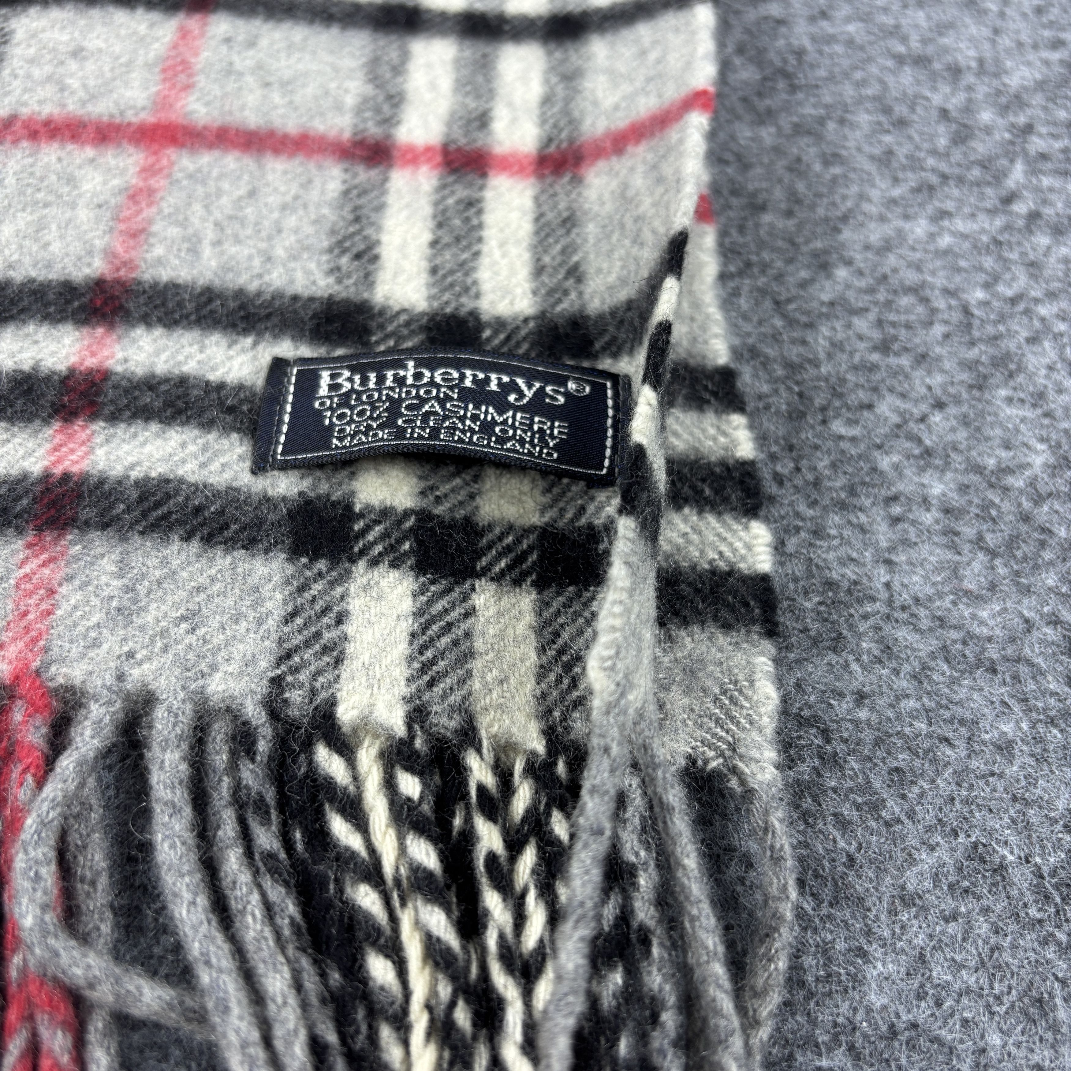 Burberry × Vintage GF10716 Burberry Scarf Neck Wear Muffler Nova Check Size ONE SIZE - 4 Thumbnail